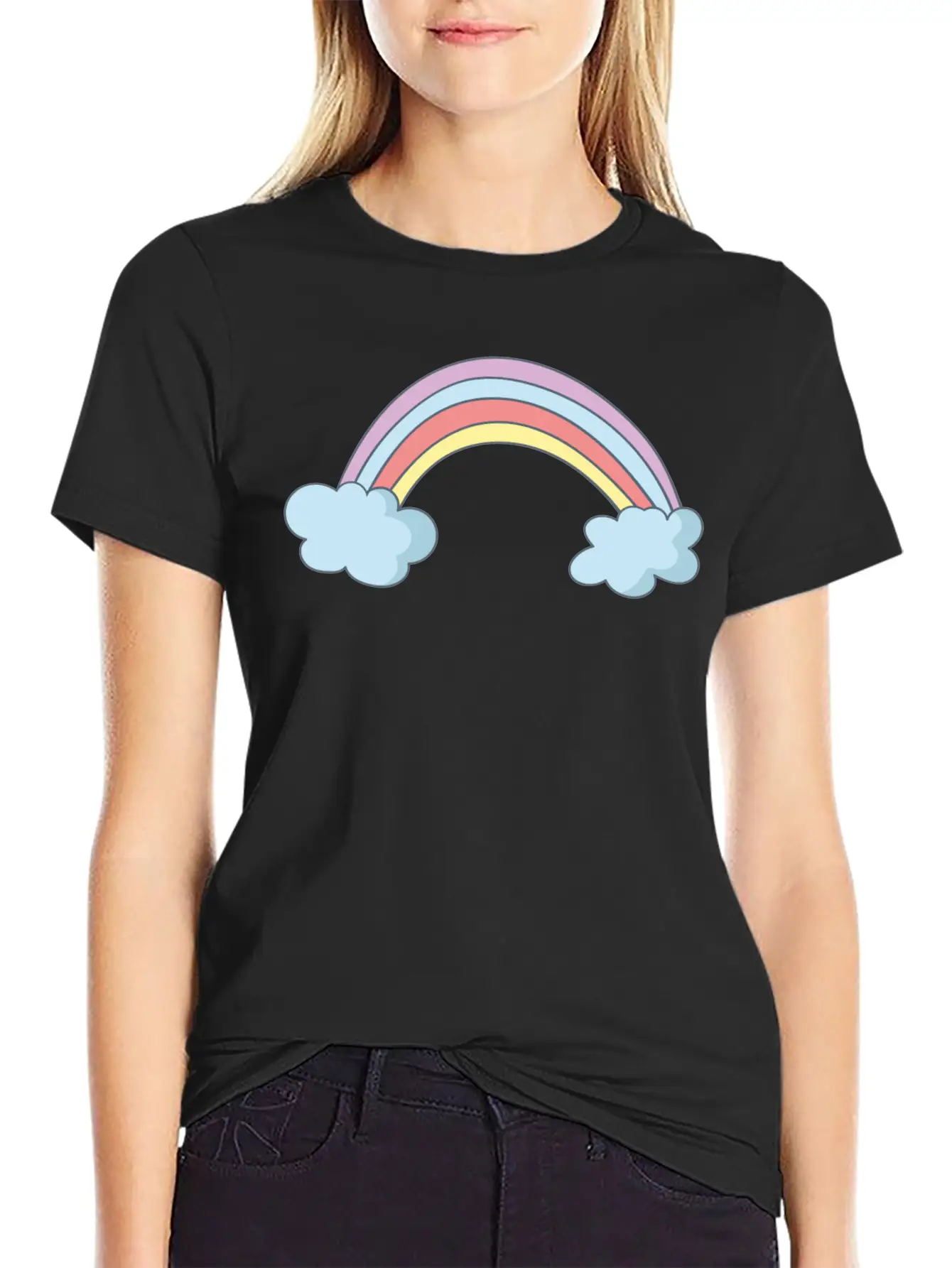 Rainbow Timeless Short Sleeve Tee – Comfy And Minimalist Design