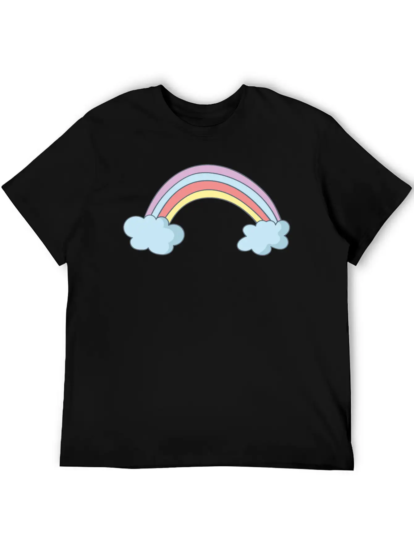 Rainbow Timeless Short Sleeve Tee – Comfy And Minimalist Design