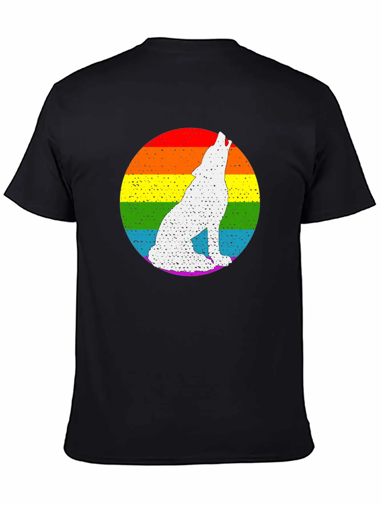Rainbow Wolf Relaxed Everyday Tee – Lightweight And Durable Cotton