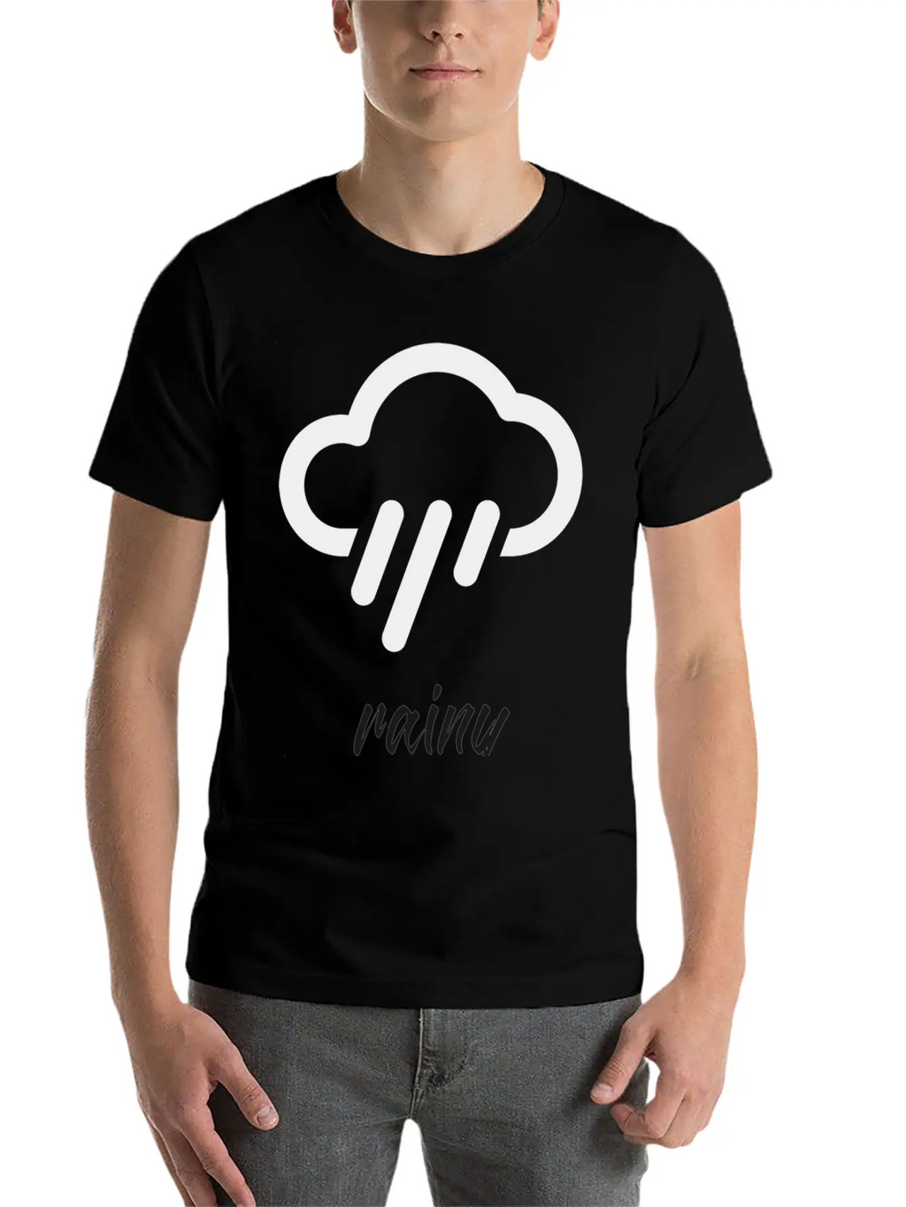 Rainy Weather Unisex Casual T-Shirt – Clean Design For Daily Comfort
