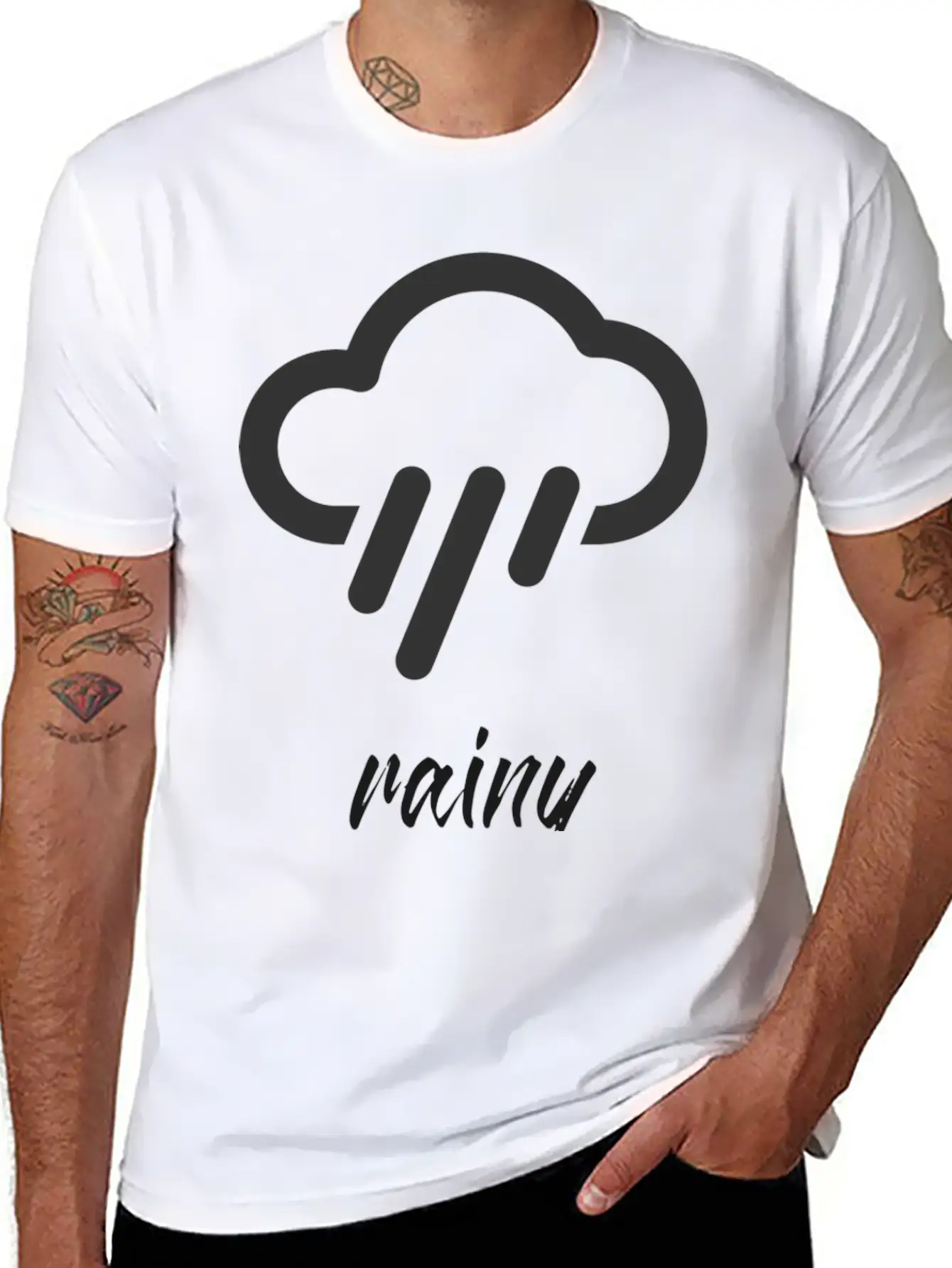Rainy Weather Unisex Casual T-Shirt – Clean Design For Daily Comfort