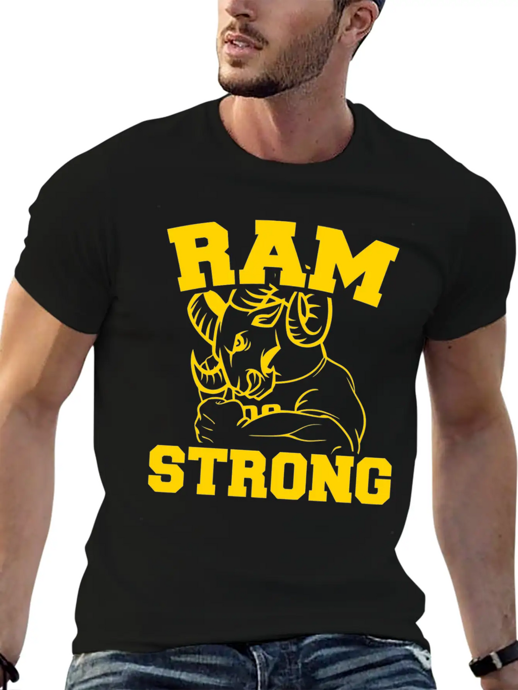 Ram Strong Timeless Short Sleeve Tee – Comfy And Minimalist Design