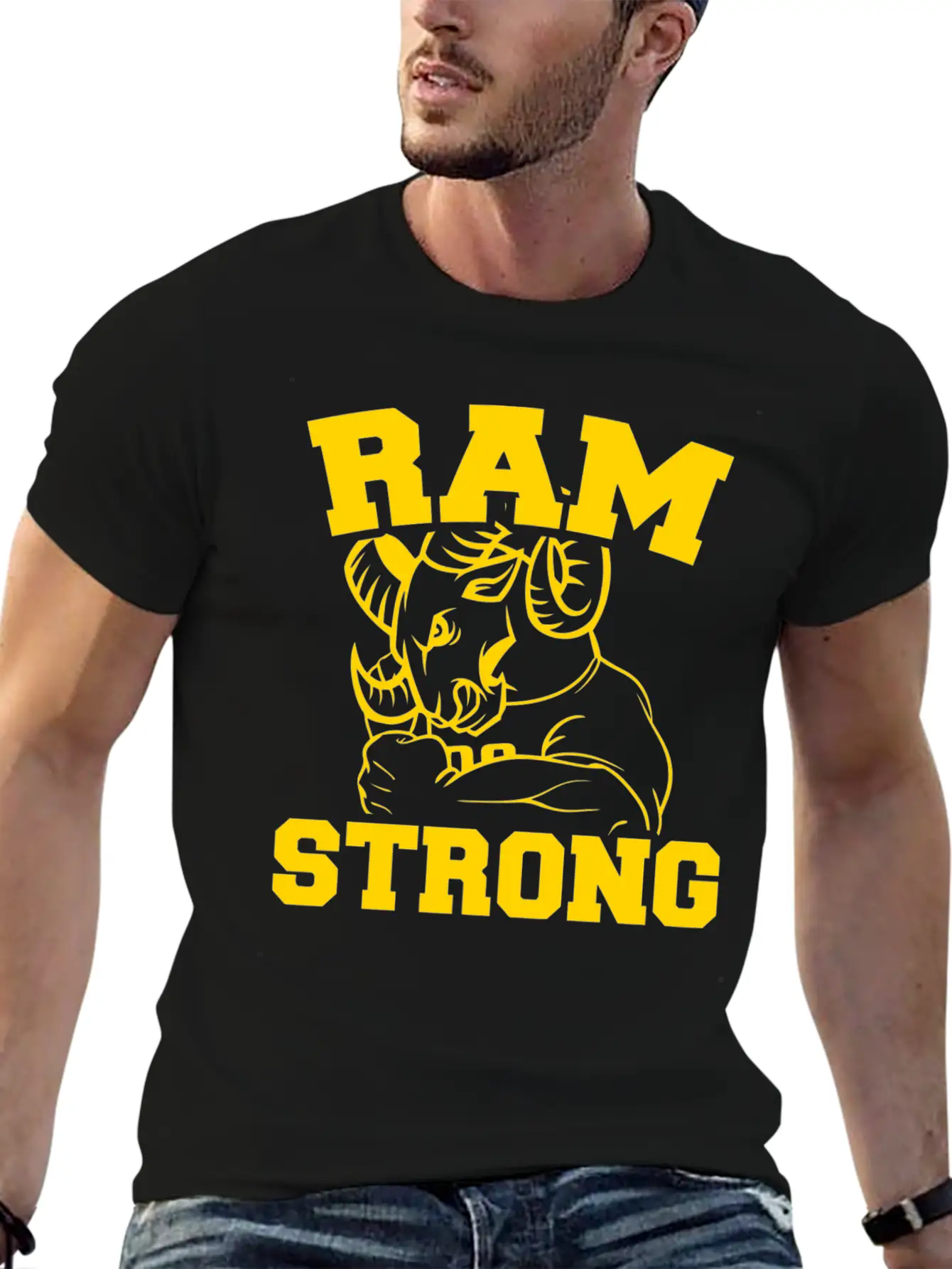 Ram Strong Timeless Short Sleeve Tee – Comfy And Minimalist Design