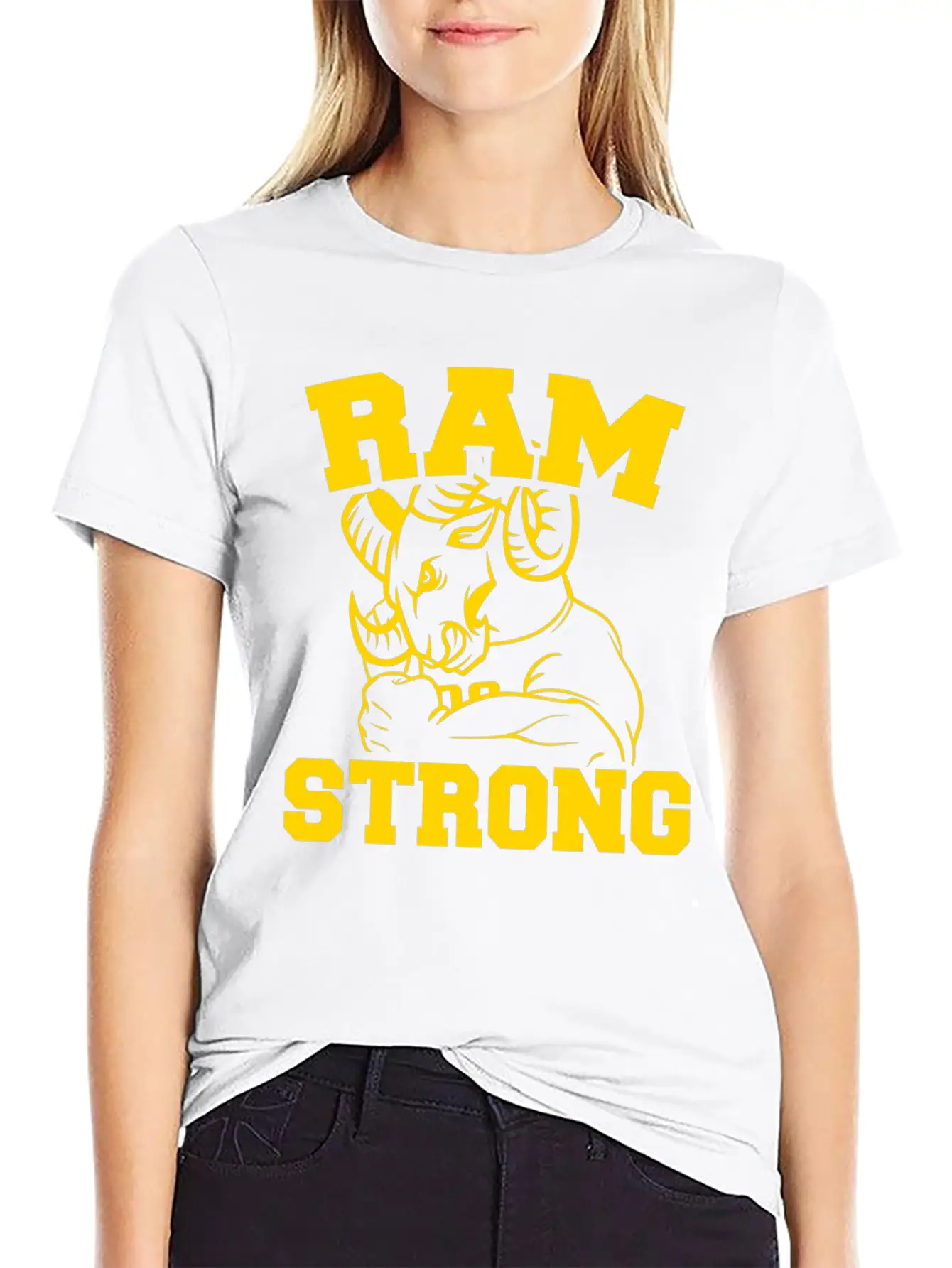 Ram Strong Timeless Short Sleeve Tee – Comfy And Minimalist Design