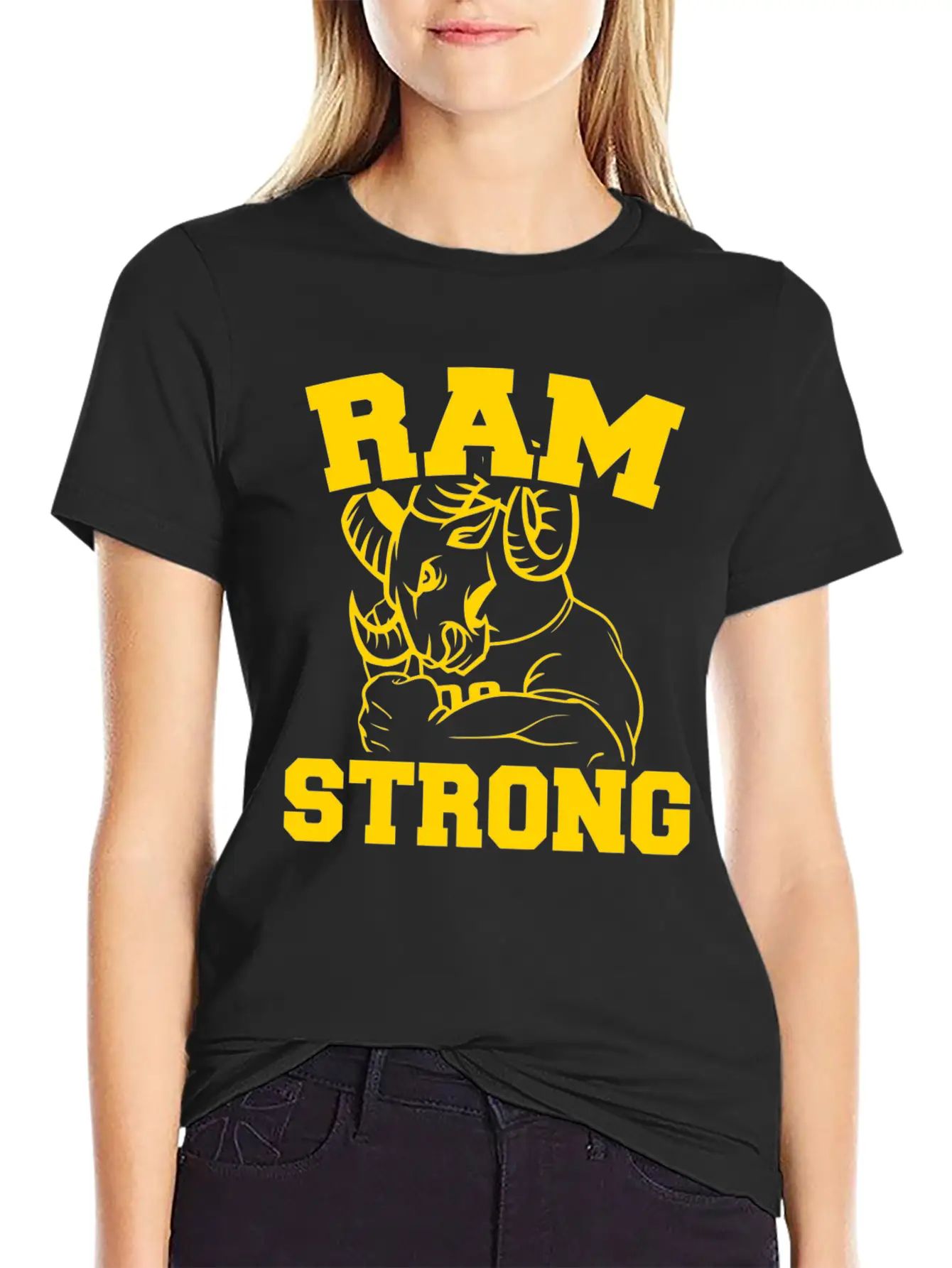 Ram Strong Timeless Short Sleeve Tee – Comfy And Minimalist Design