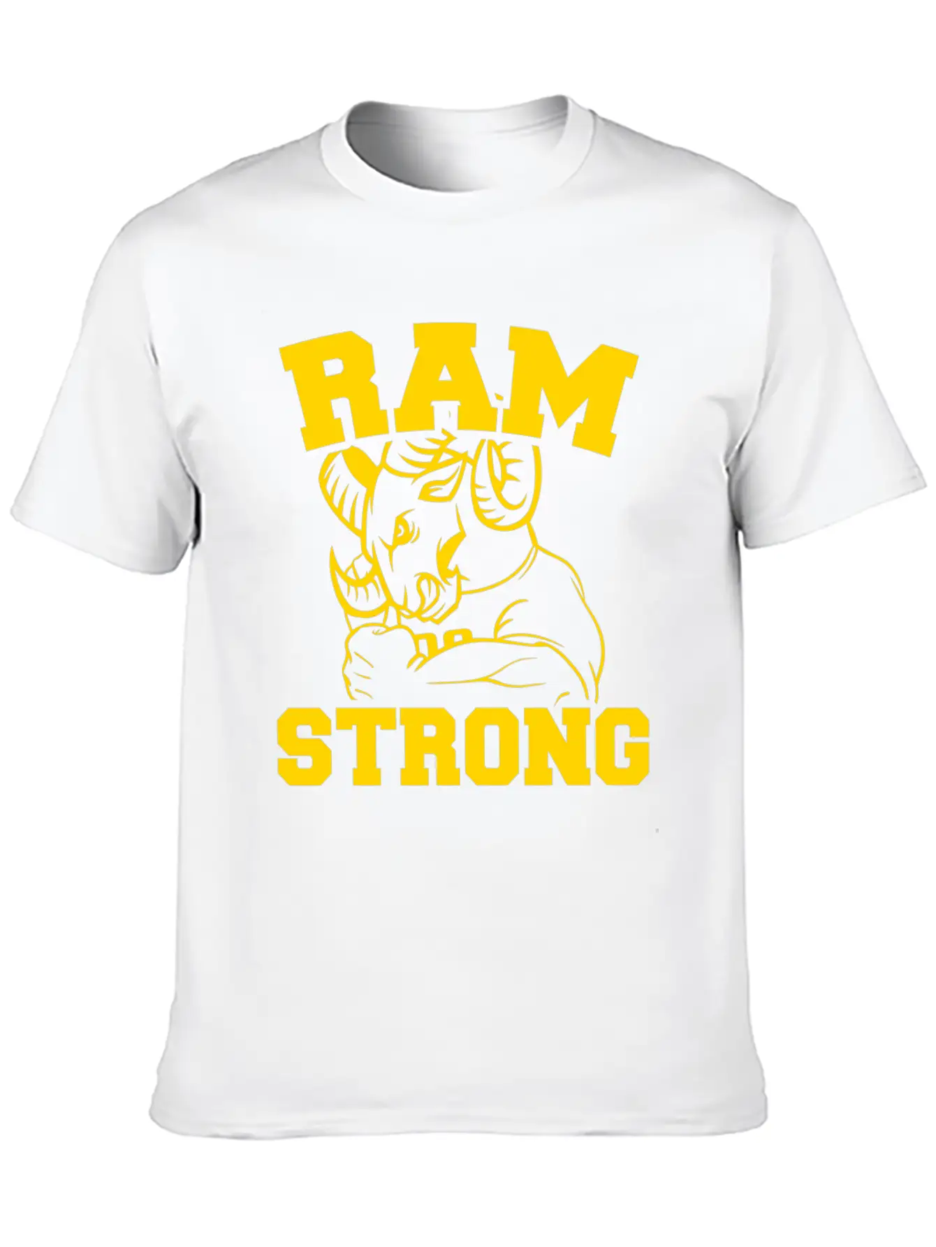 Ram Strong Timeless Short Sleeve Tee – Comfy And Minimalist Design