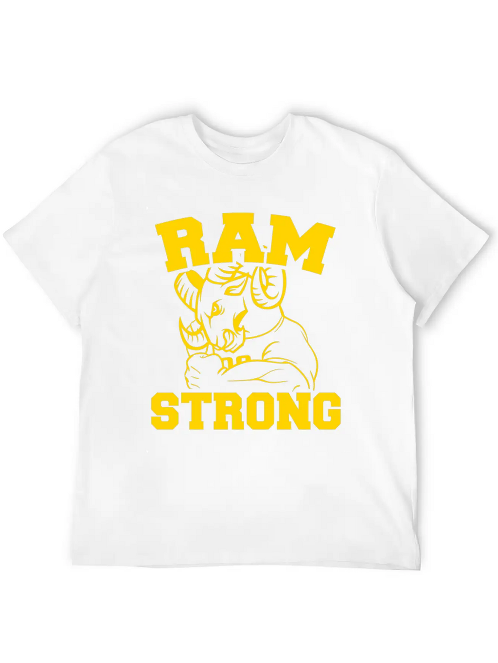 Ram Strong Timeless Short Sleeve Tee – Comfy And Minimalist Design