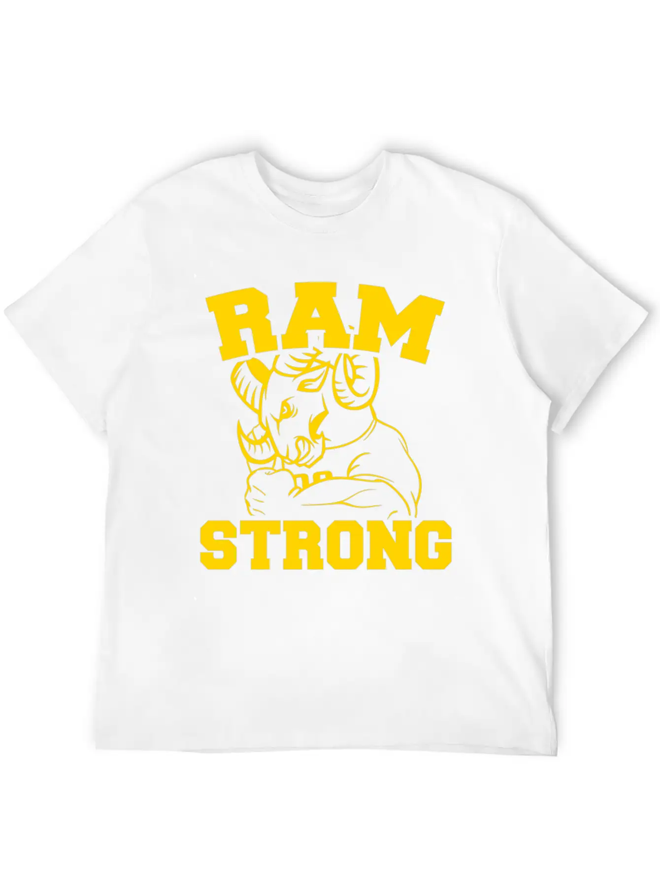 Ram Strong Timeless Short Sleeve Tee – Comfy And Minimalist Design