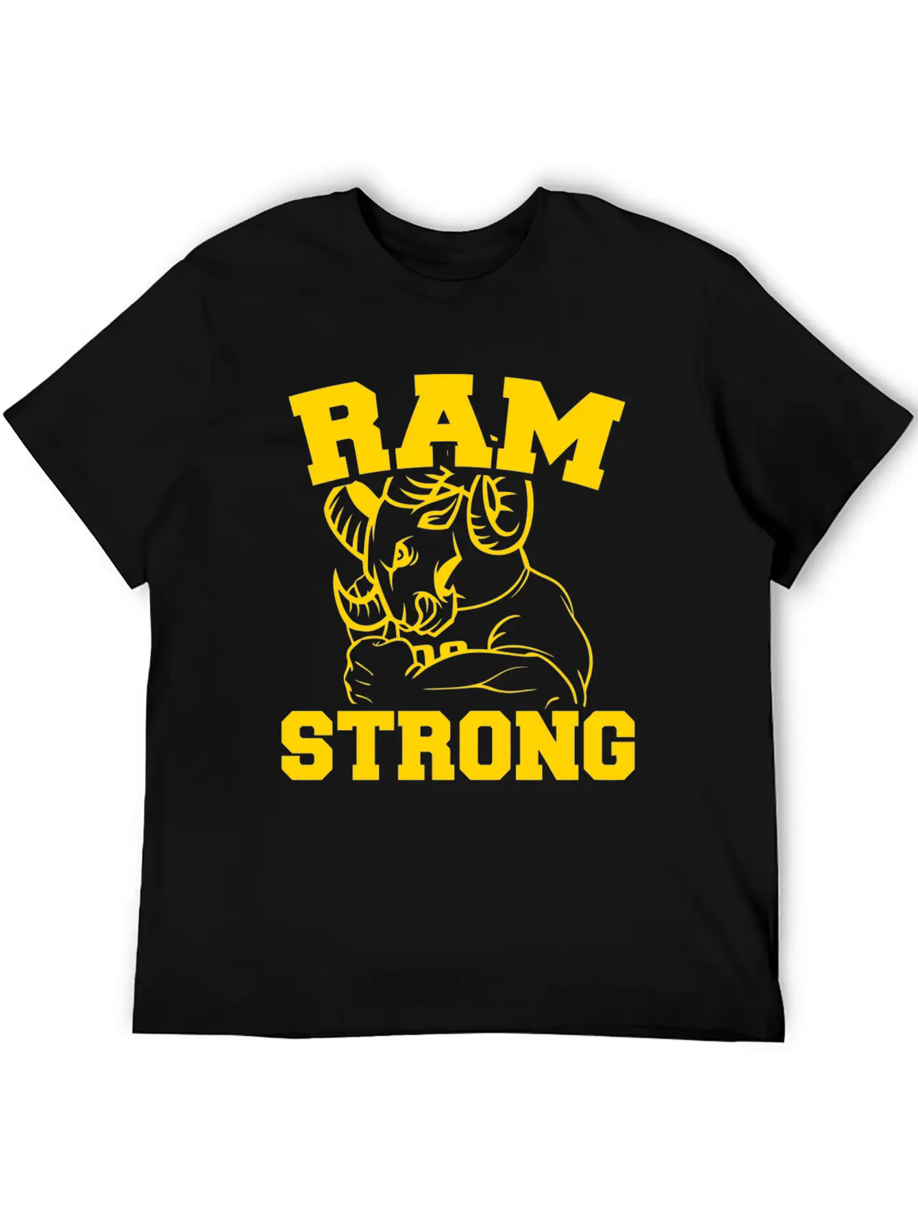 Ram Strong Timeless Short Sleeve Tee – Comfy And Minimalist Design