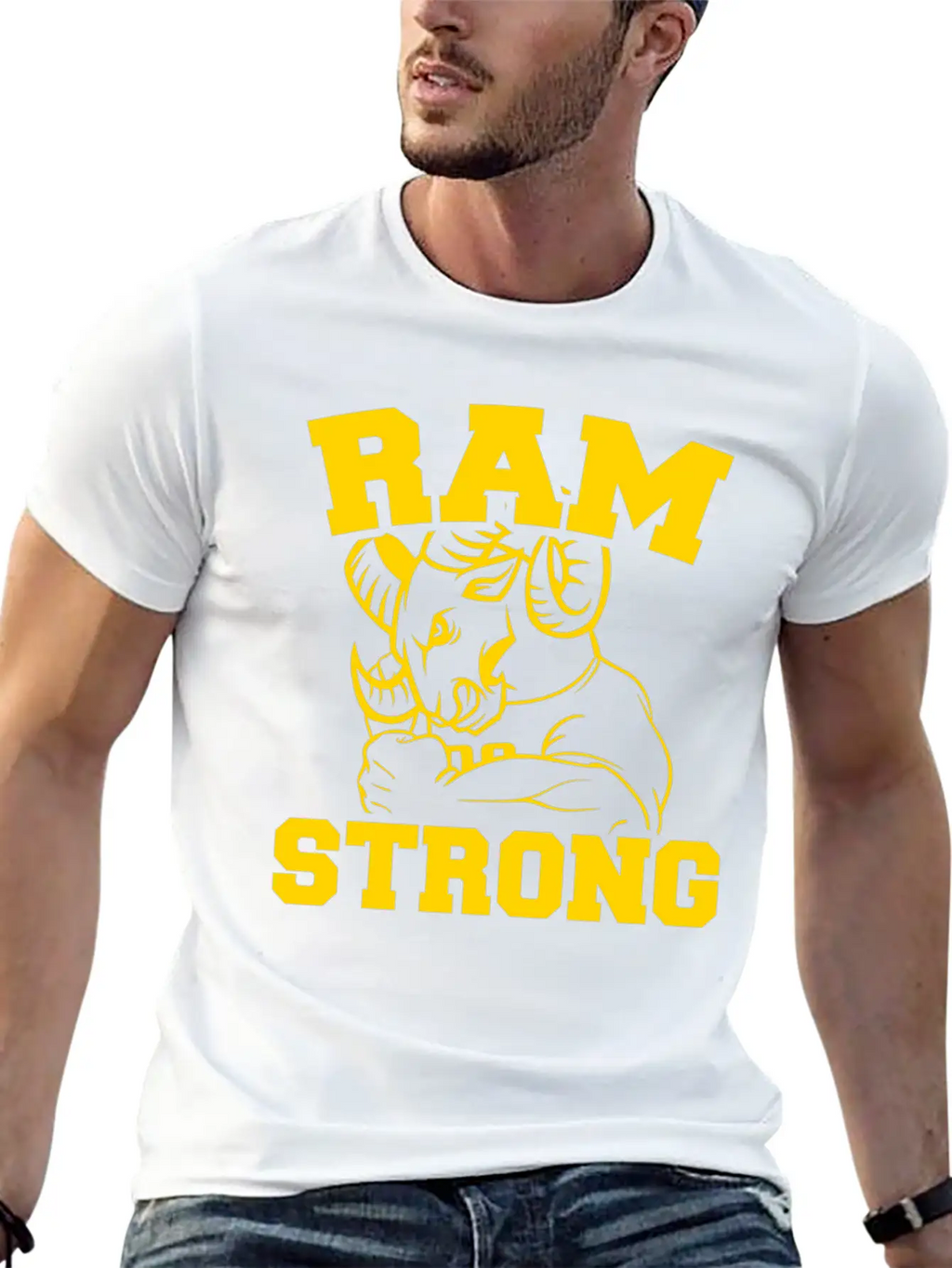 Ram Strong Timeless Short Sleeve Tee – Comfy And Minimalist Design