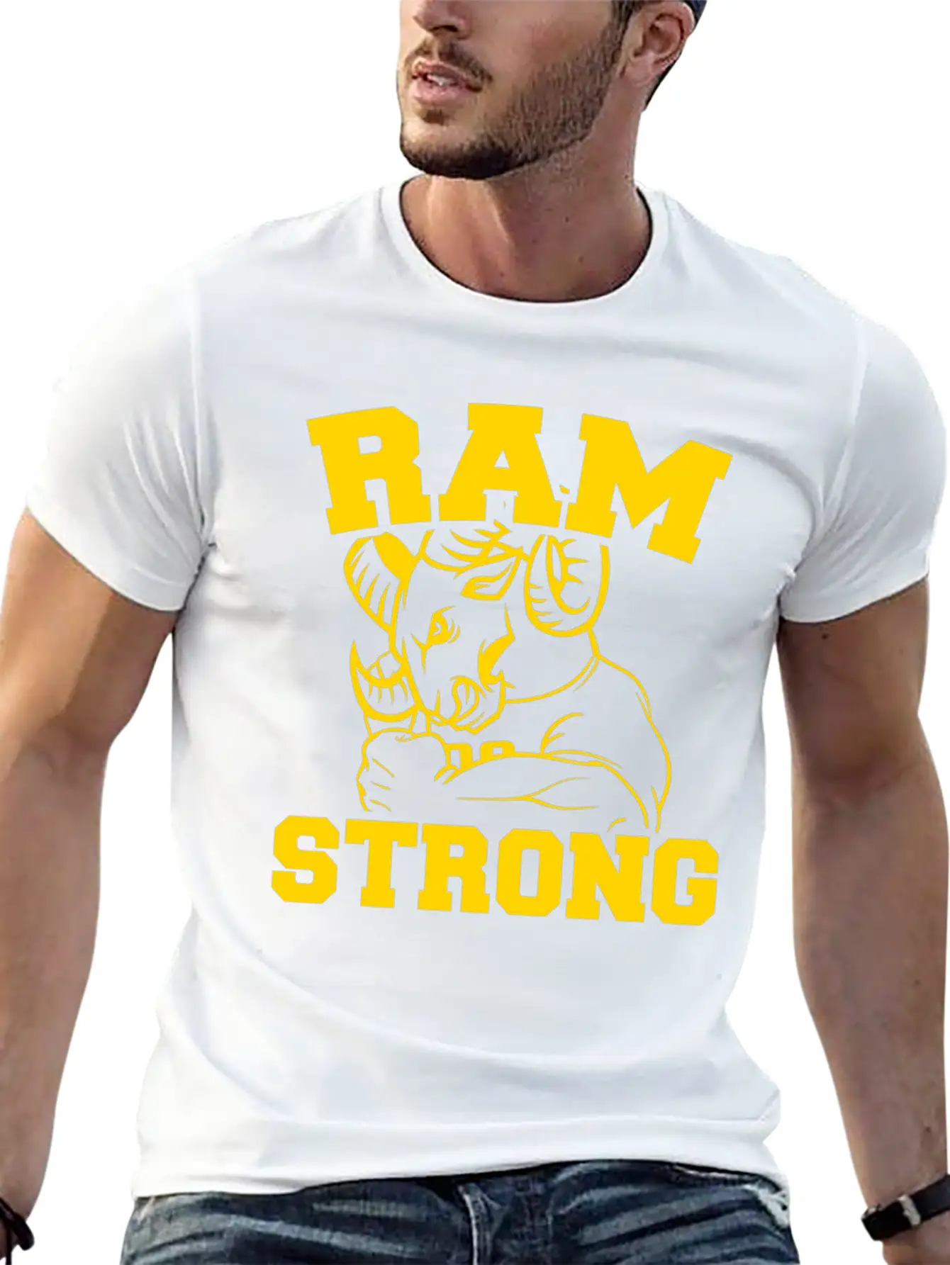 Ram Strong Timeless Short Sleeve Tee – Comfy And Minimalist Design