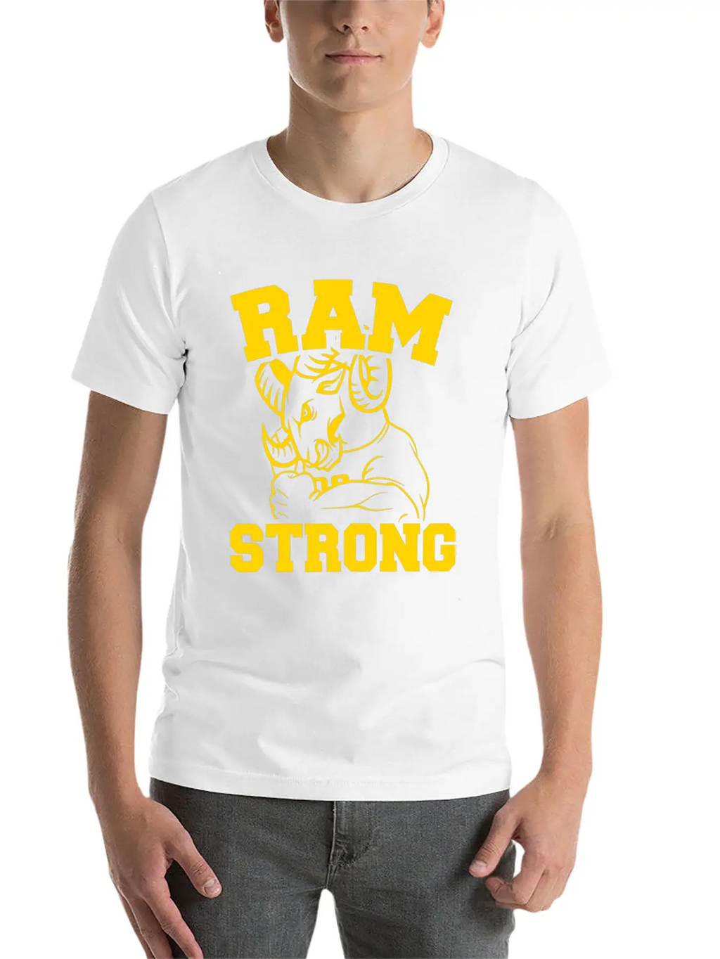 Ram Strong Timeless Short Sleeve Tee – Comfy And Minimalist Design