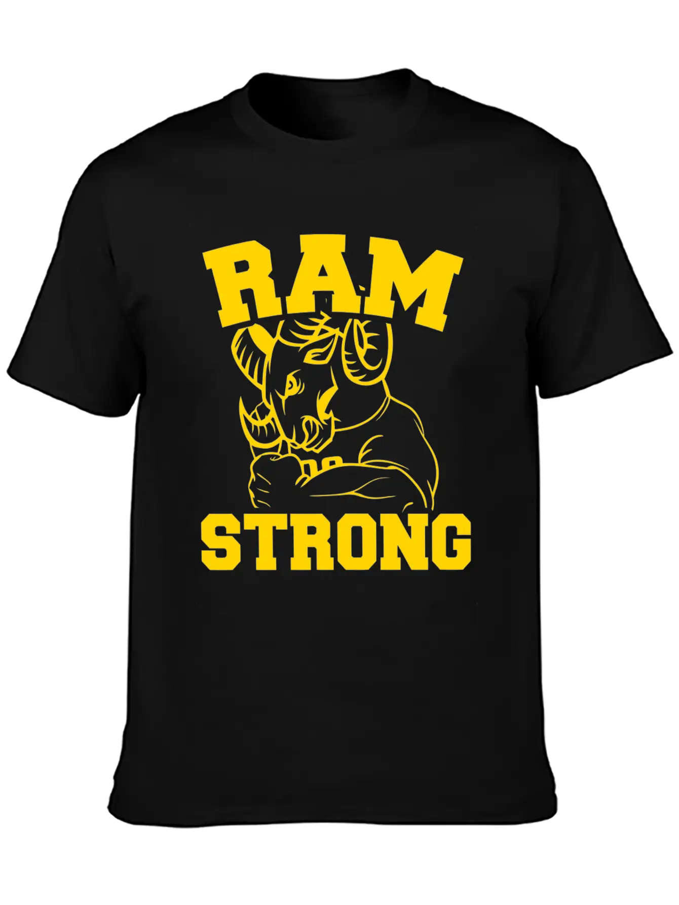 Ram Strong Timeless Short Sleeve Tee – Comfy And Minimalist Design