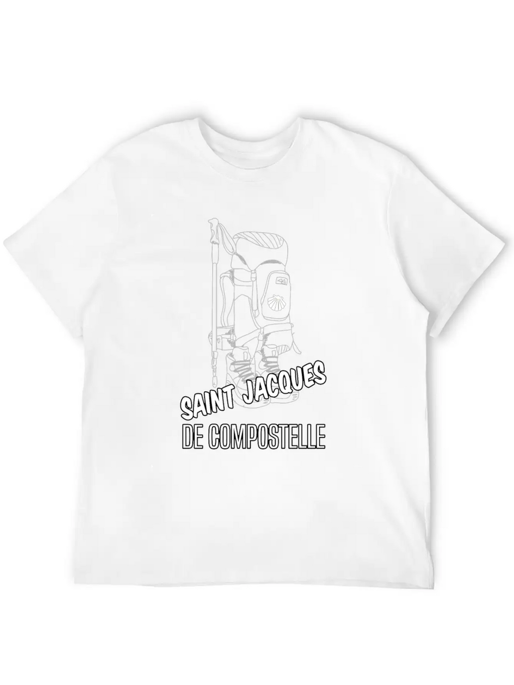 Randonnée Sur Le Chemin De Compostelle Essential Cotton Tee For Daily Outfits – Unisex Style