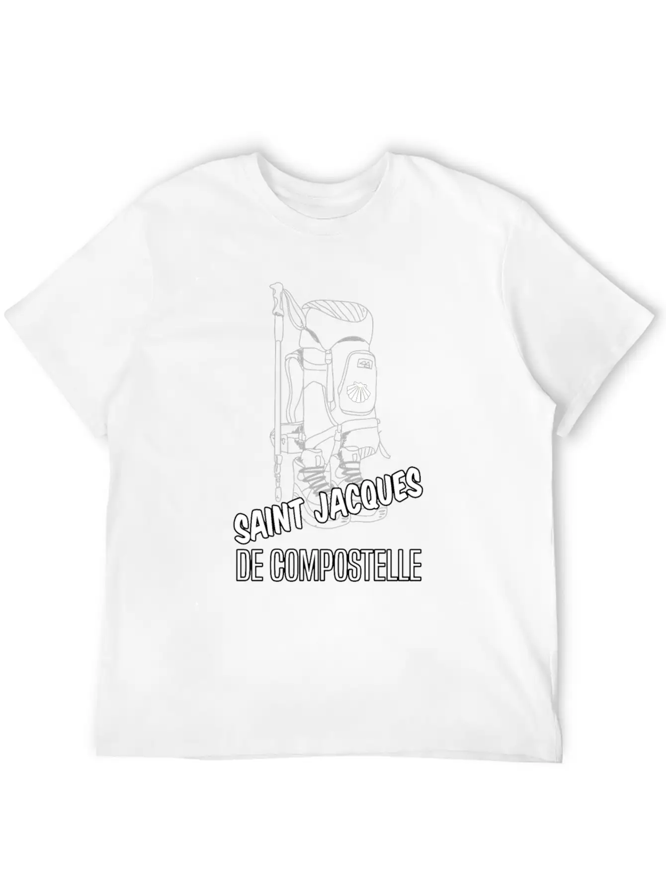 Randonnée Sur Le Chemin De Compostelle Essential Cotton Tee For Daily Outfits – Unisex Style