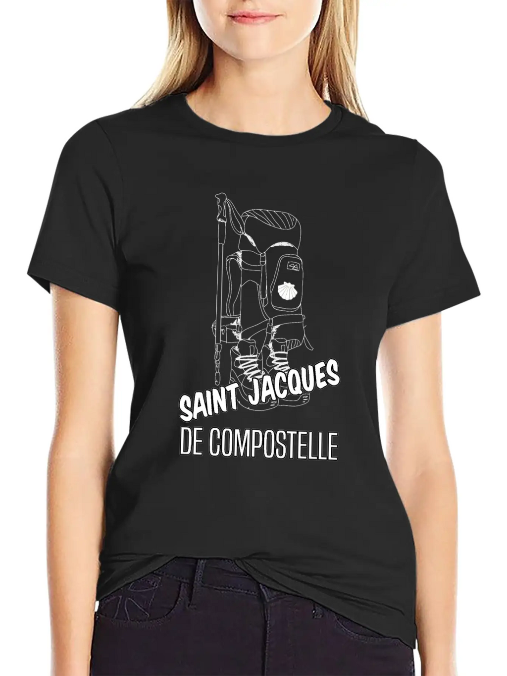 Randonnée Sur Le Chemin De Compostelle Essential Cotton Tee For Daily Outfits – Unisex Style