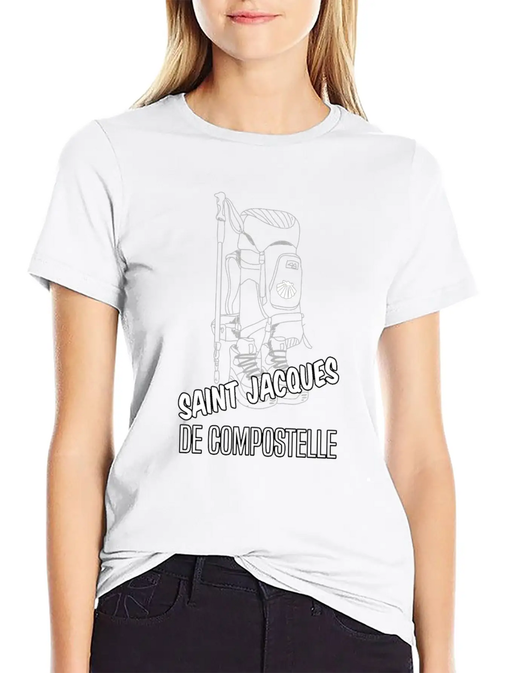 Randonnée Sur Le Chemin De Compostelle Essential Cotton Tee For Daily Outfits – Unisex Style
