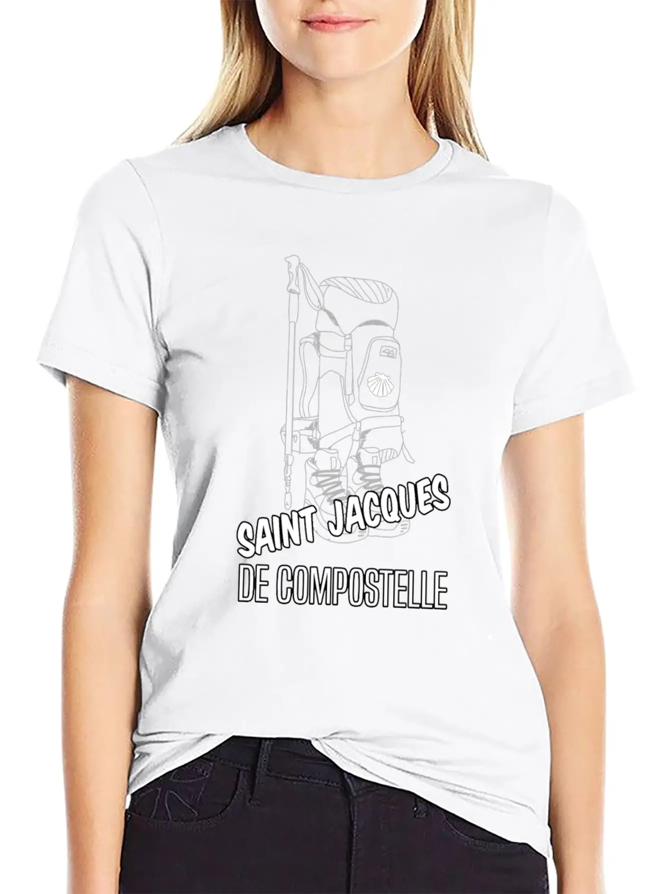 Randonnée Sur Le Chemin De Compostelle Essential Cotton Tee For Daily Outfits – Unisex Style