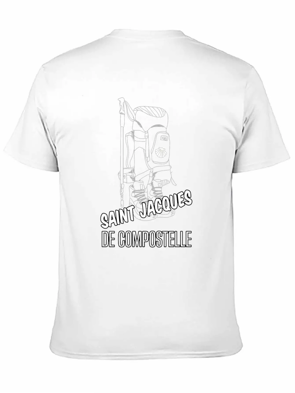 Randonnée Sur Le Chemin De Compostelle Essential Cotton Tee For Daily Outfits – Unisex Style