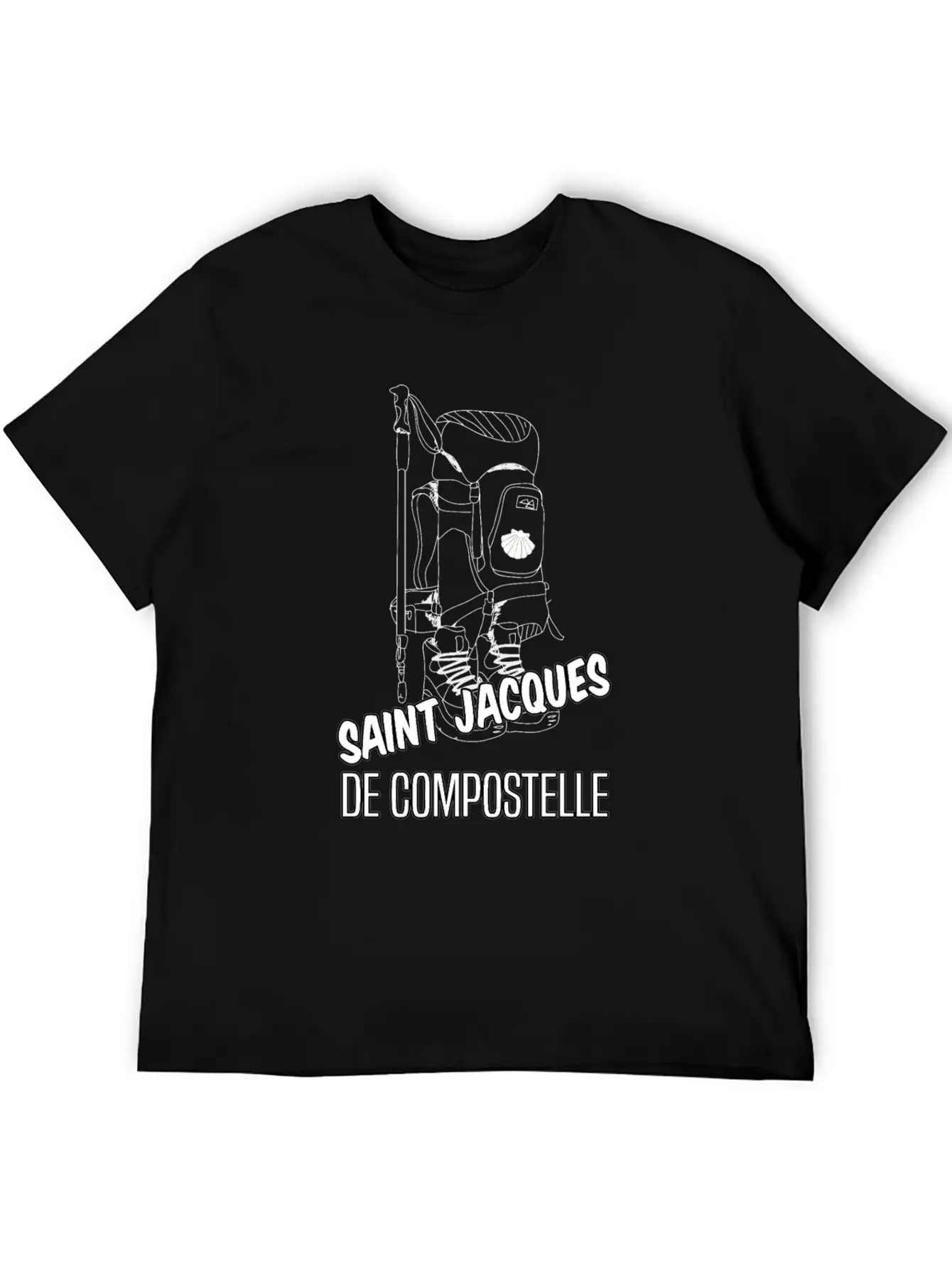 Randonnée Sur Le Chemin De Compostelle Essential Cotton Tee For Daily Outfits – Unisex Style