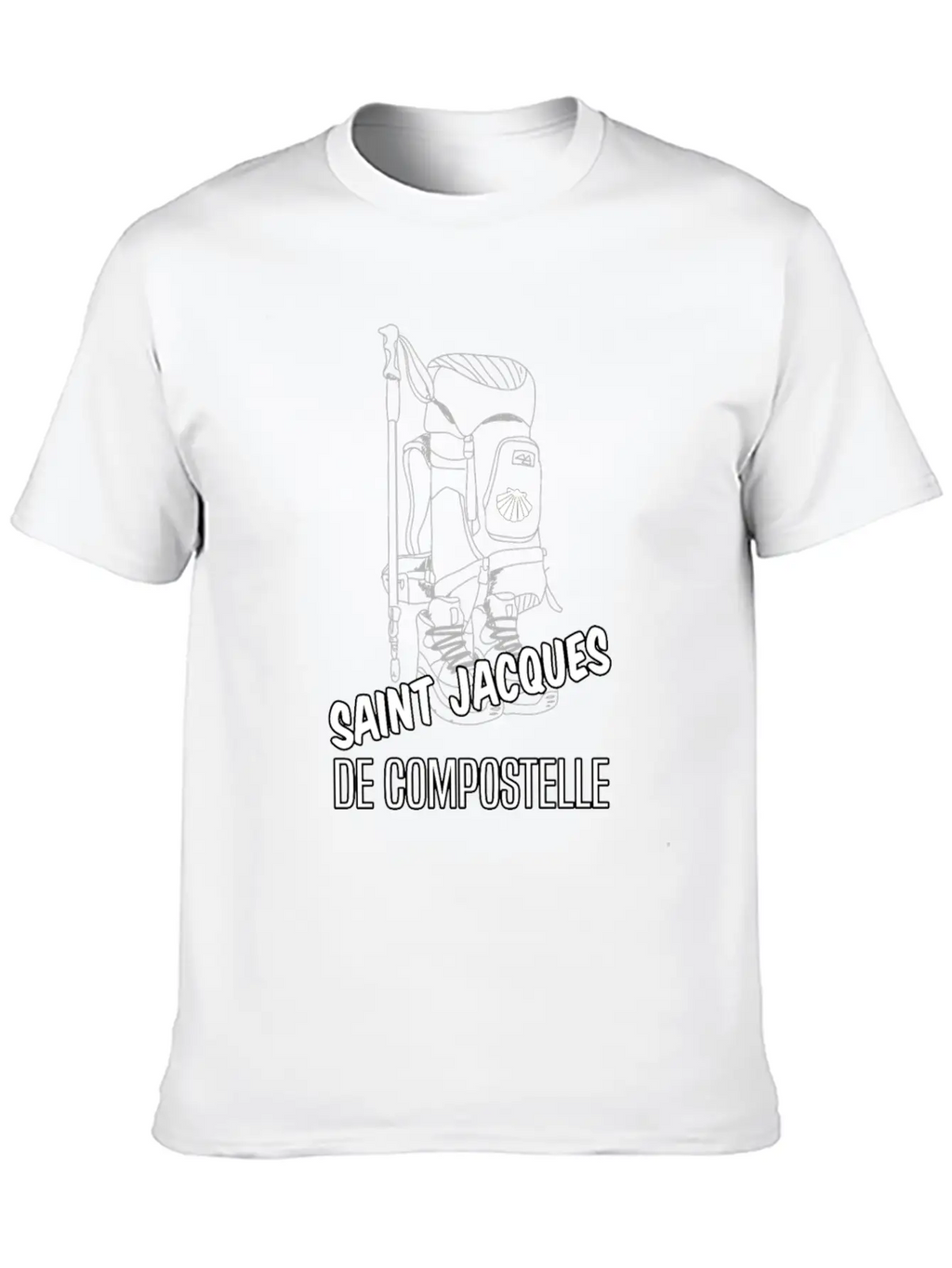 Randonnée Sur Le Chemin De Compostelle Essential Cotton Tee For Daily Outfits – Unisex Style