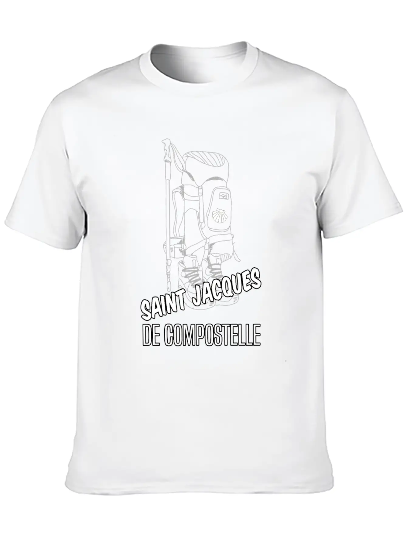Randonnée Sur Le Chemin De Compostelle Essential Cotton Tee For Daily Outfits – Unisex Style
