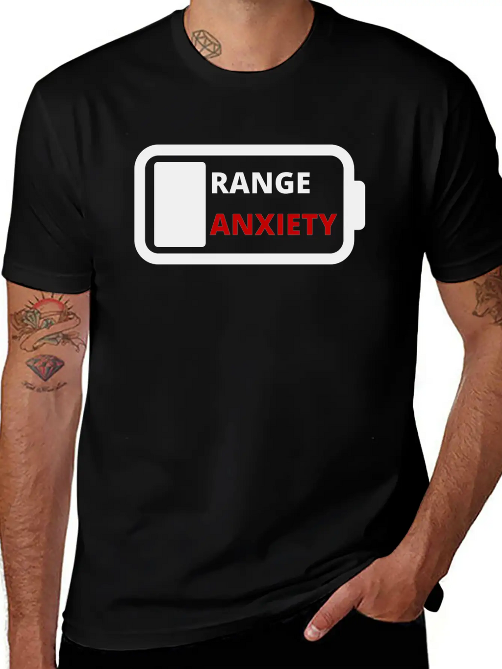 RANGE ANXIETY Classic Cotton Tee – Unisex Comfort For Any Season