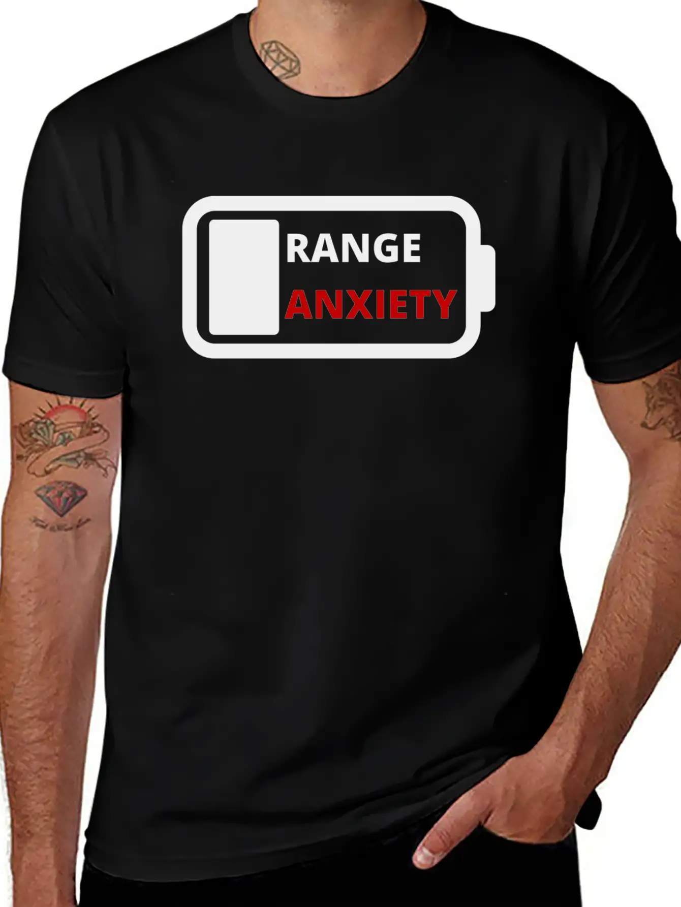 RANGE ANXIETY Classic Cotton Tee – Unisex Comfort For Any Season
