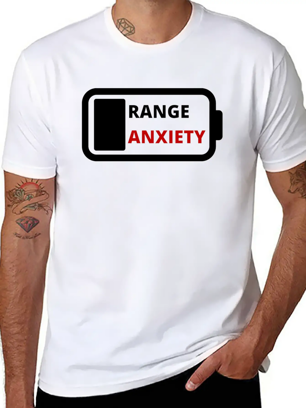 RANGE ANXIETY Classic Cotton Tee – Unisex Comfort For Any Season
