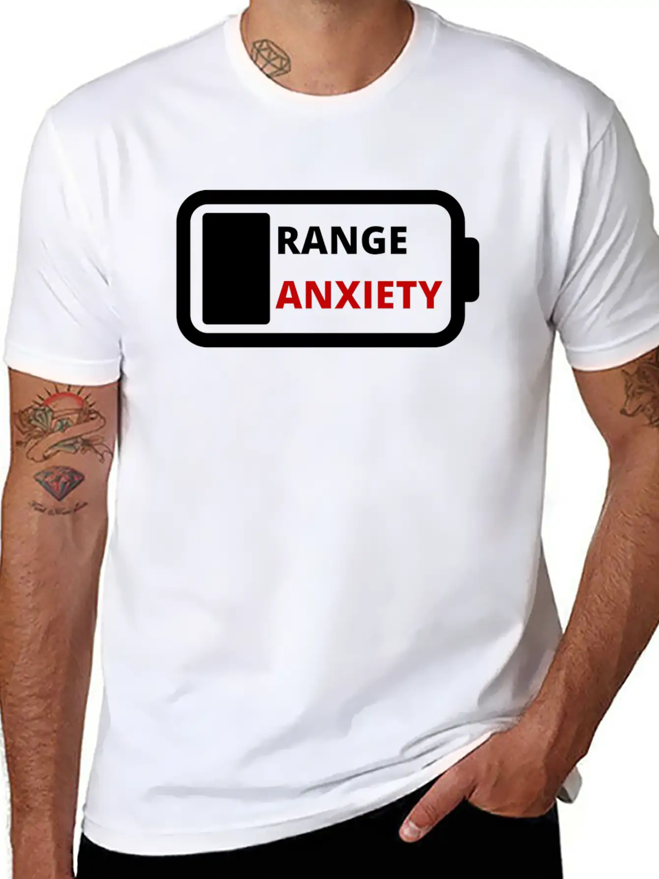 RANGE ANXIETY Classic Cotton Tee – Unisex Comfort For Any Season