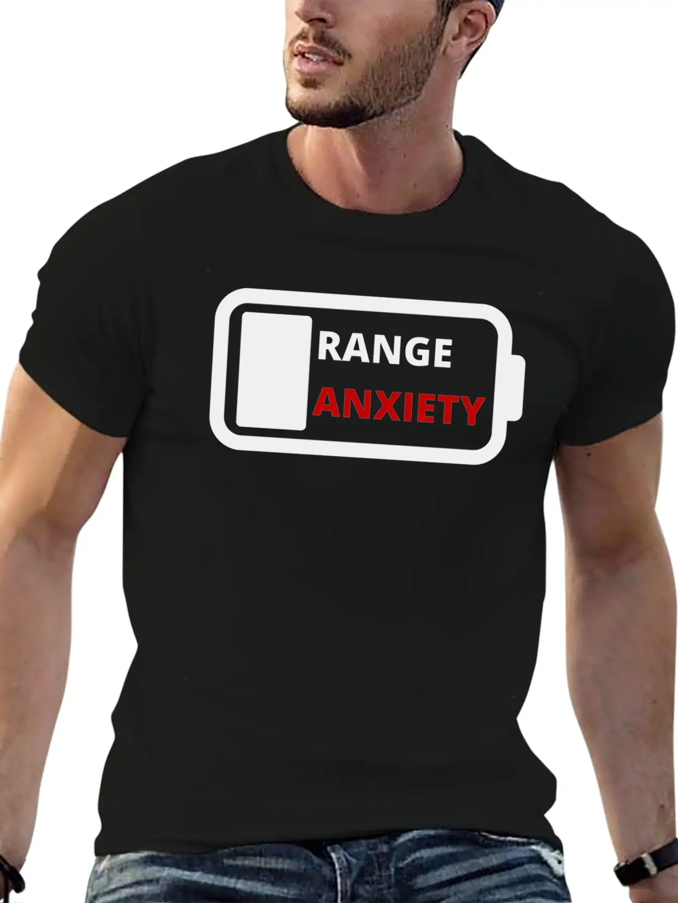 RANGE ANXIETY Classic Cotton Tee – Unisex Comfort For Any Season
