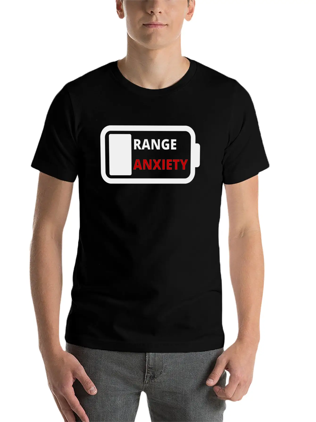 RANGE ANXIETY Classic Cotton Tee – Unisex Comfort For Any Season