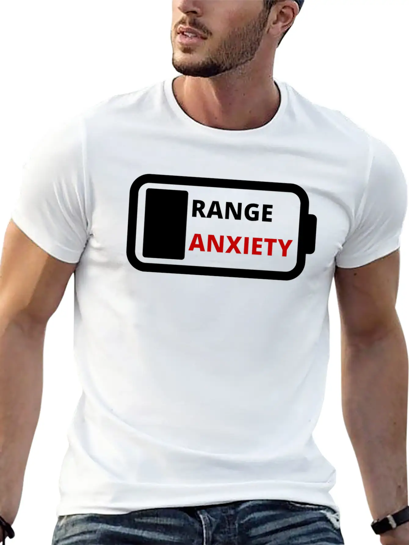 RANGE ANXIETY Classic Cotton Tee – Unisex Comfort For Any Season
