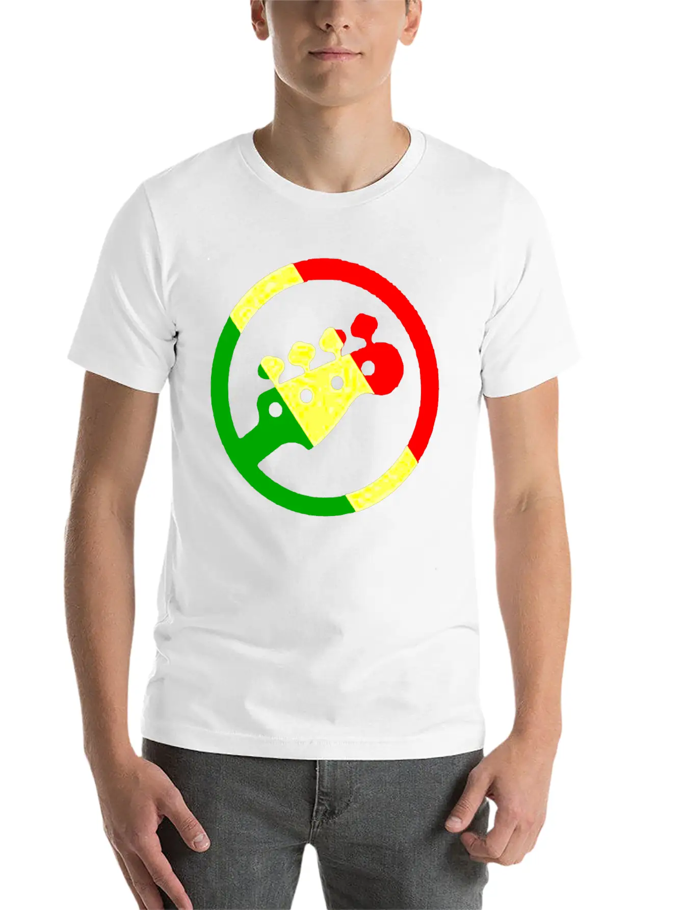 Rasta Bass 1 Timeless Short Sleeve Tee – Comfy And Minimalist Design