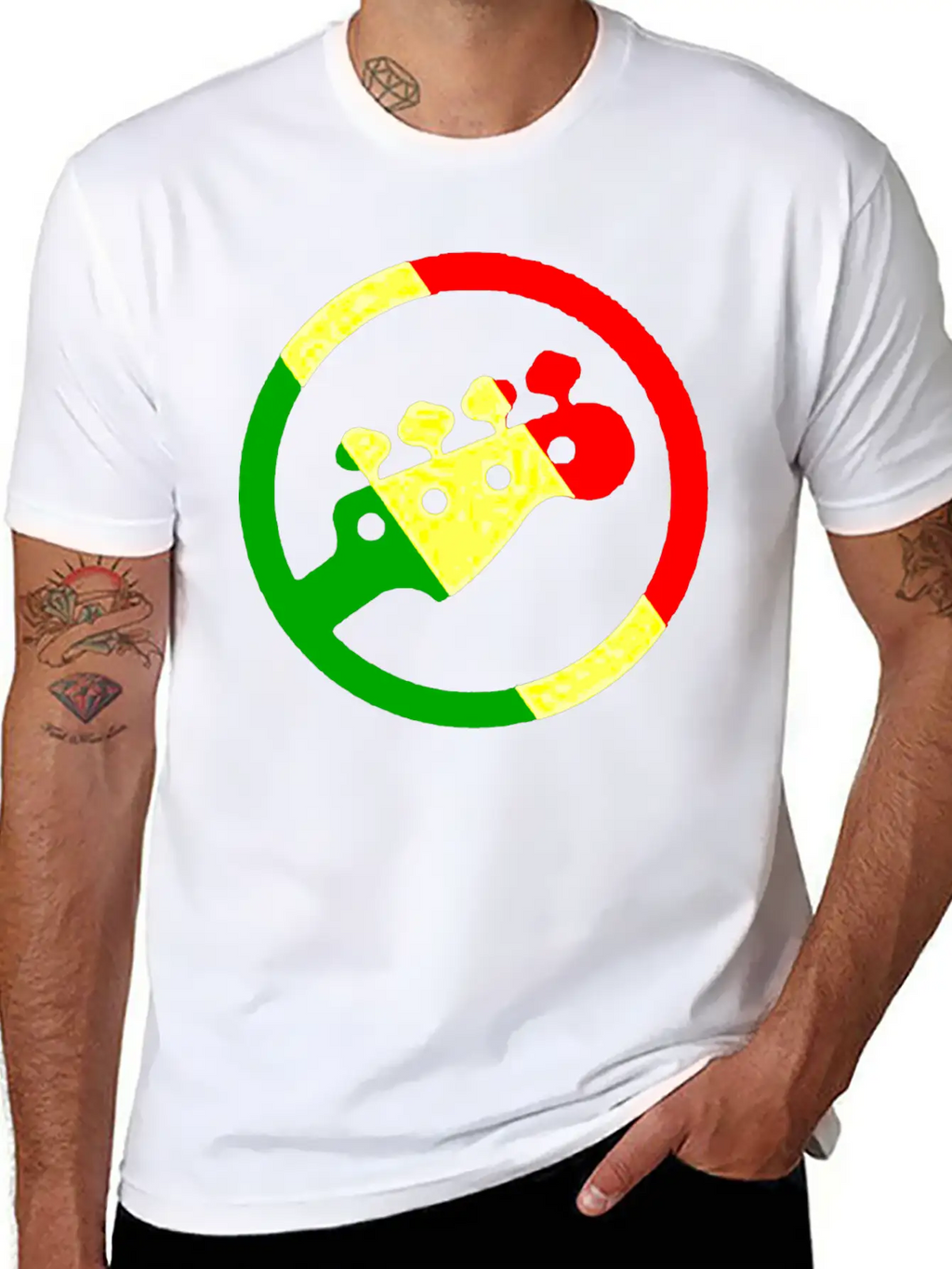 Rasta Bass 1 Timeless Short Sleeve Tee – Comfy And Minimalist Design