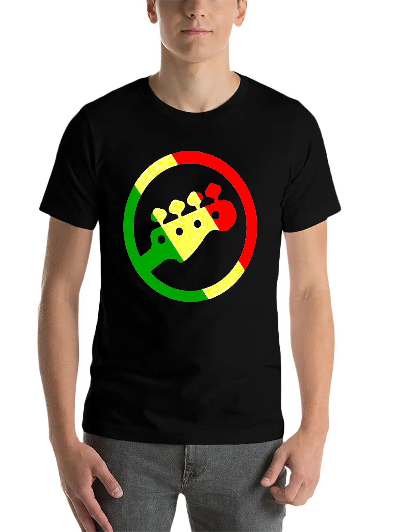 Rasta Bass 1 Timeless Short Sleeve Tee – Comfy And Minimalist Design
