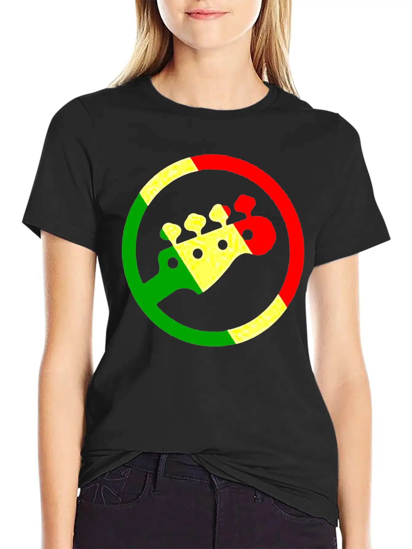 Rasta Bass 1 Timeless Short Sleeve Tee – Comfy And Minimalist Design