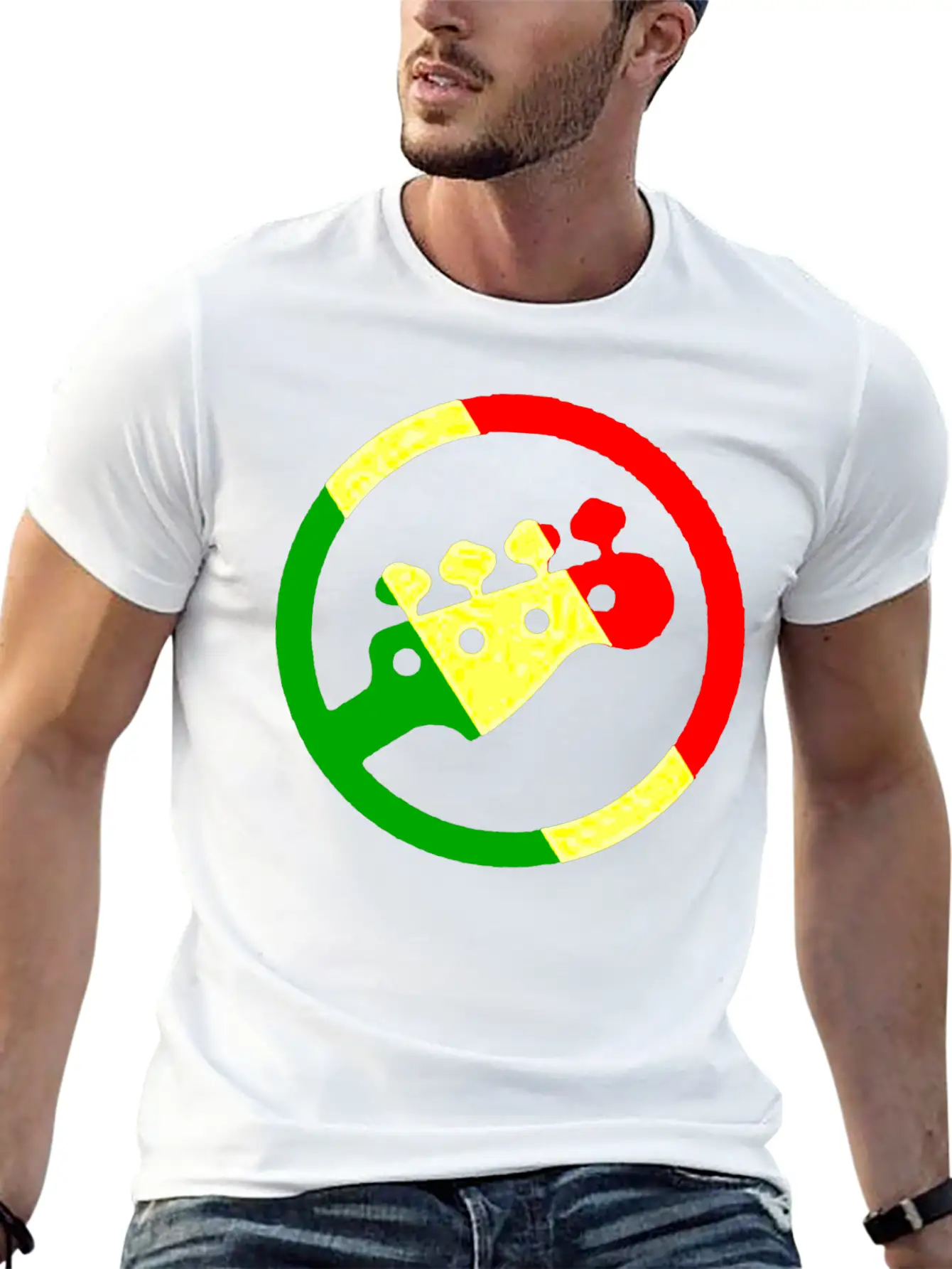 Rasta Bass 1 Timeless Short Sleeve Tee – Comfy And Minimalist Design