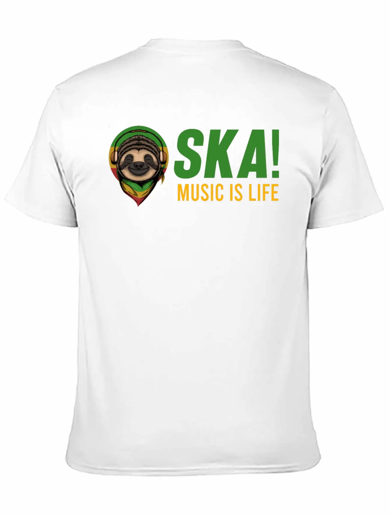 Rasta SKA! Music Is Life Jamaica Festival Reggae S Stylish Everyday T-Shirt – Unisex Basic Cotton Tee
