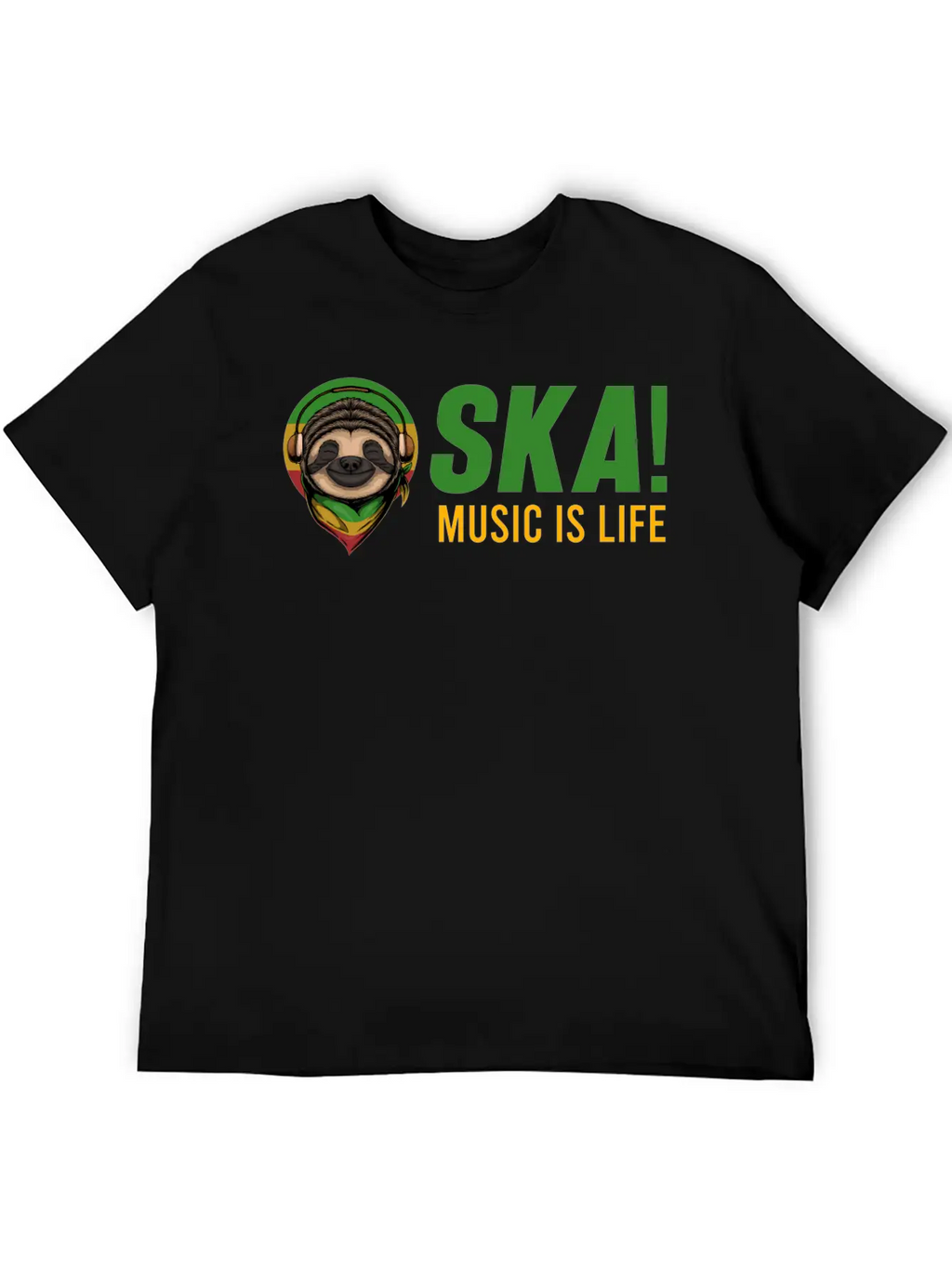 Rasta SKA! Music Is Life Jamaica Festival Reggae S Stylish Everyday T-Shirt – Unisex Basic Cotton Tee