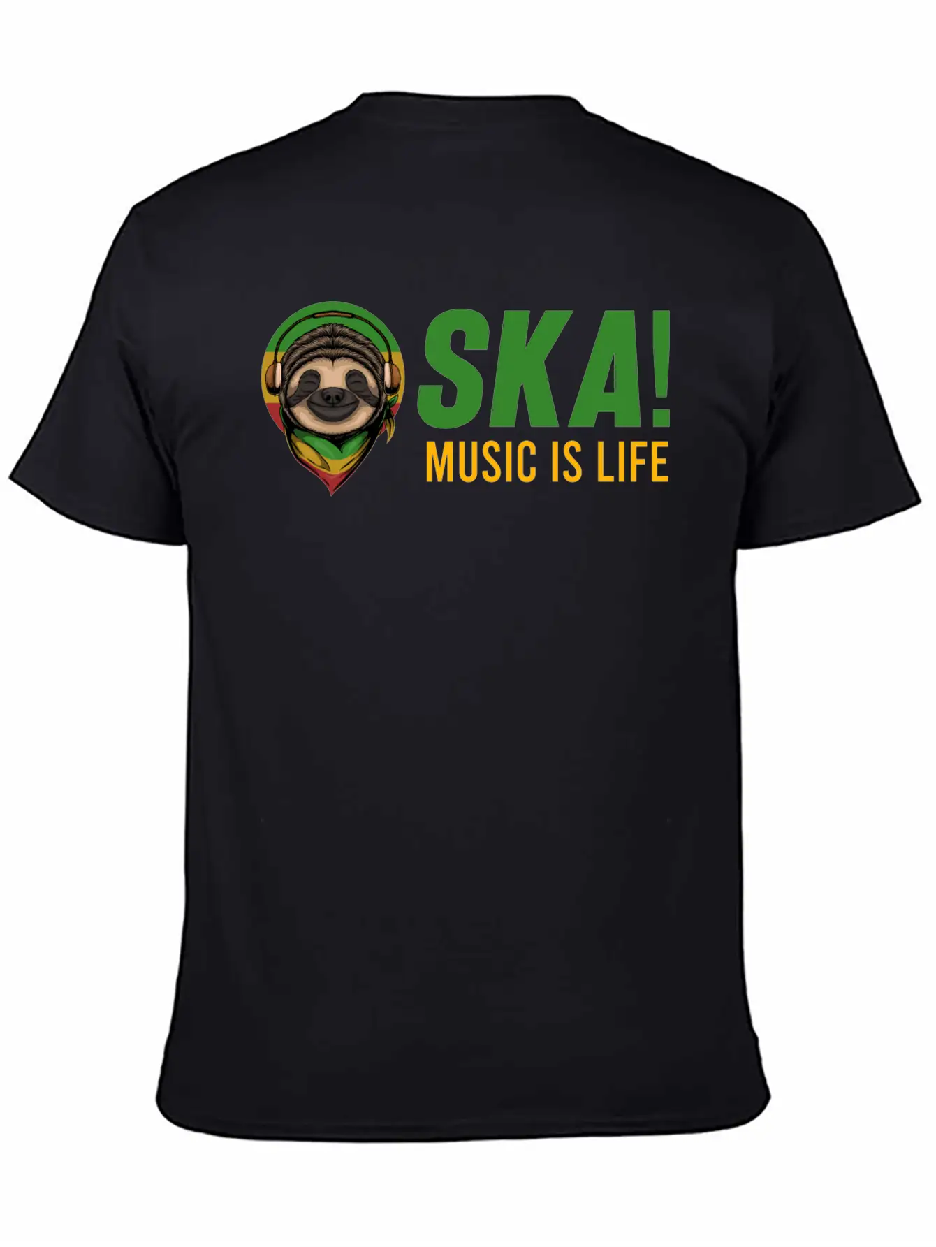 Rasta SKA! Music Is Life Jamaica Festival Reggae S Stylish Everyday T-Shirt – Unisex Basic Cotton Tee