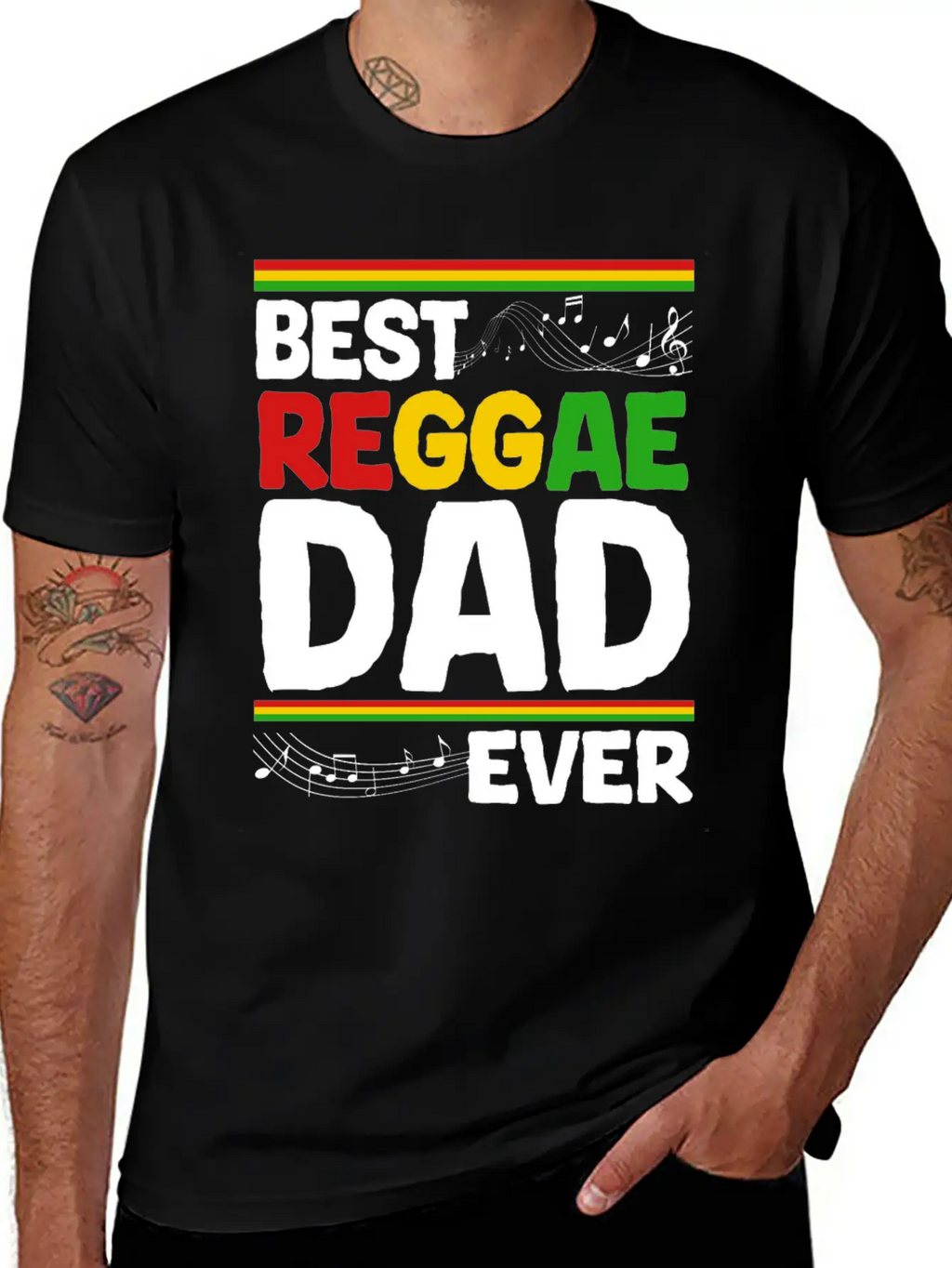 Rastafari Dad Father's Day Rasta Jamaika Reggae Classic Cotton Tee – Unisex Comfort For Any Season