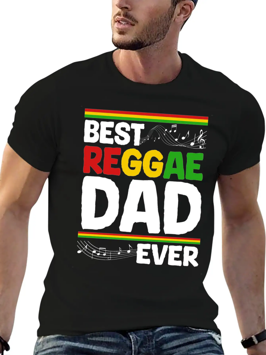 Rastafari Dad Father's Day Rasta Jamaika Reggae Classic Cotton Tee – Unisex Comfort For Any Season