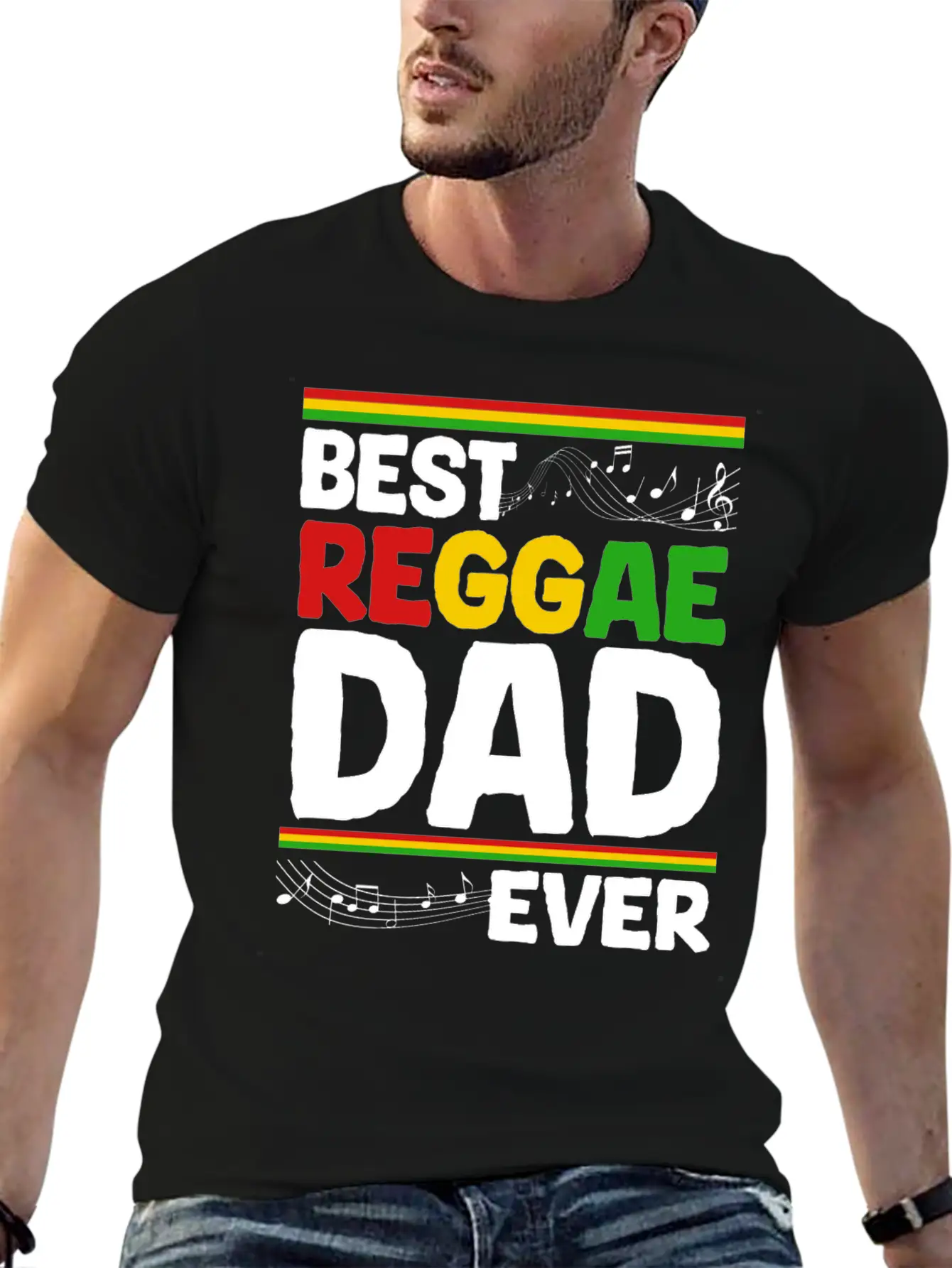 Rastafari Dad Father's Day Rasta Jamaika Reggae Classic Cotton Tee – Unisex Comfort For Any Season