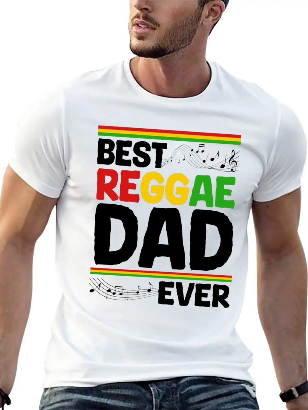Rastafari Dad Father's Day Rasta Jamaika Reggae Classic Cotton Tee – Unisex Comfort For Any Season