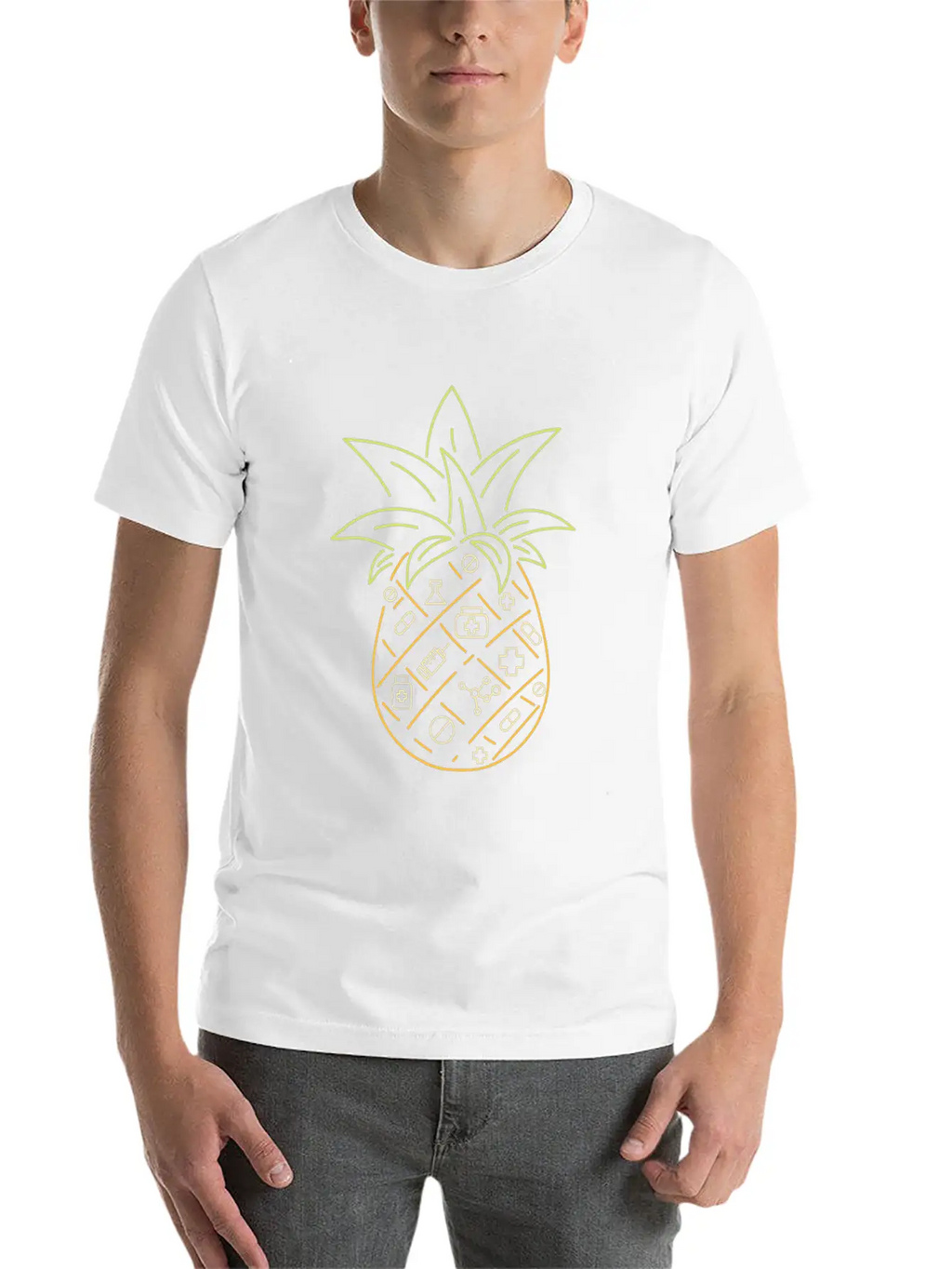 Raster 45881 Merch By Amazon Standard 01Aloha Pine Stylish Everyday T-Shirt – Unisex Basic Cotton Tee