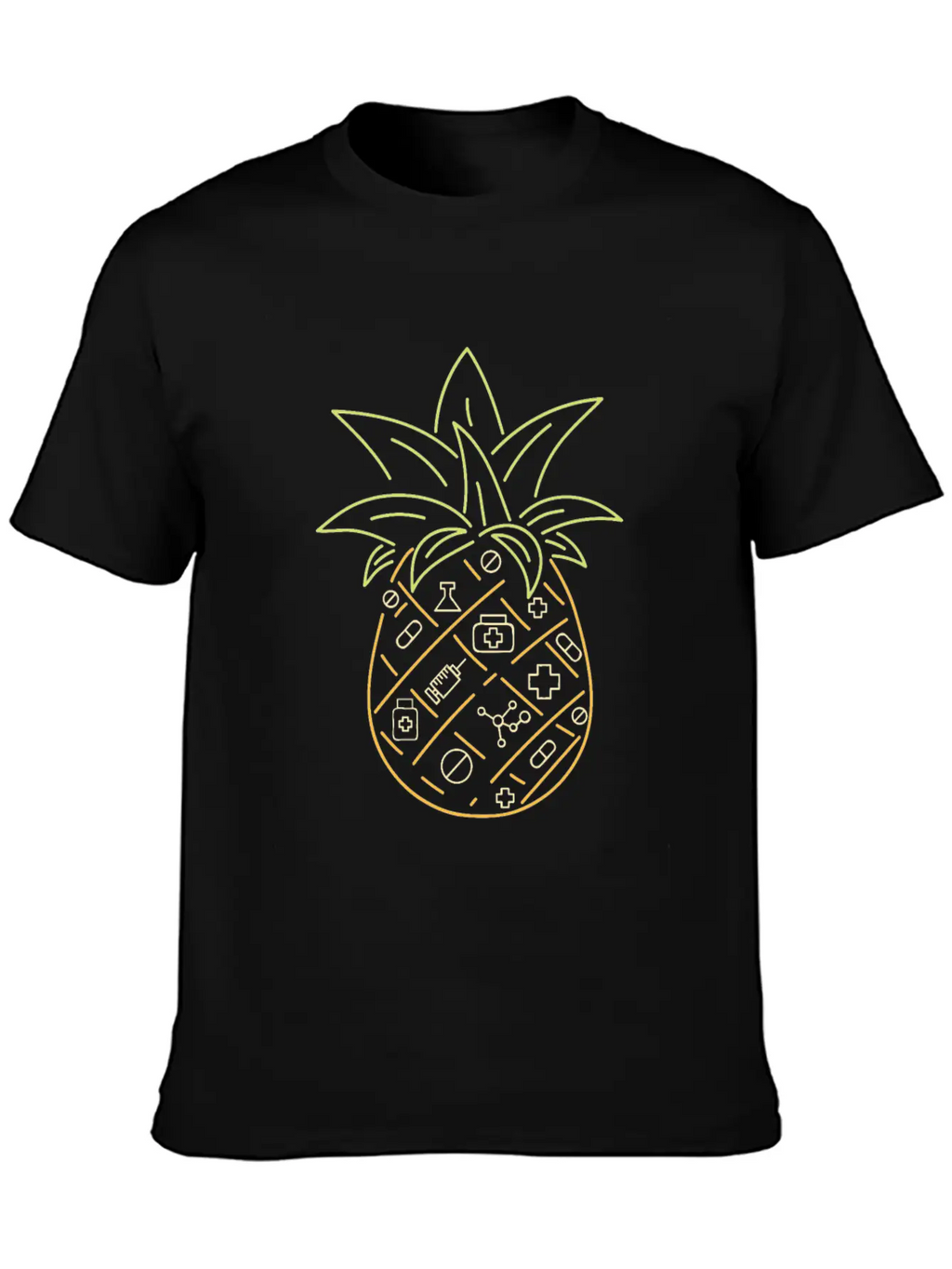 Raster 45881 Merch By Amazon Standard 01Aloha Pine Stylish Everyday T-Shirt – Unisex Basic Cotton Tee