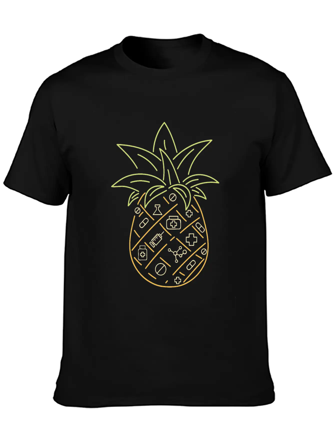 Raster 45881 Merch By Amazon Standard 01Aloha Pine Stylish Everyday T-Shirt – Unisex Basic Cotton Tee