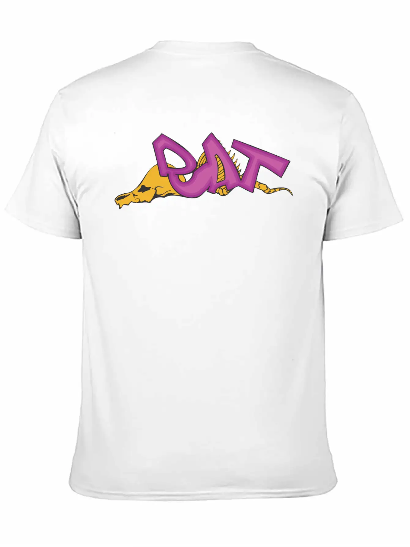 Rat_graffiti Basic Graphic T-Shirt – Daily Comfort In Soft Cotton