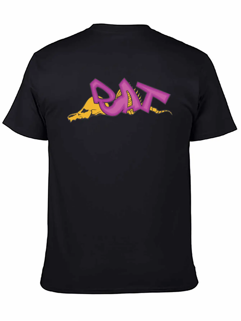 Rat_graffiti Basic Graphic T-Shirt – Daily Comfort In Soft Cotton